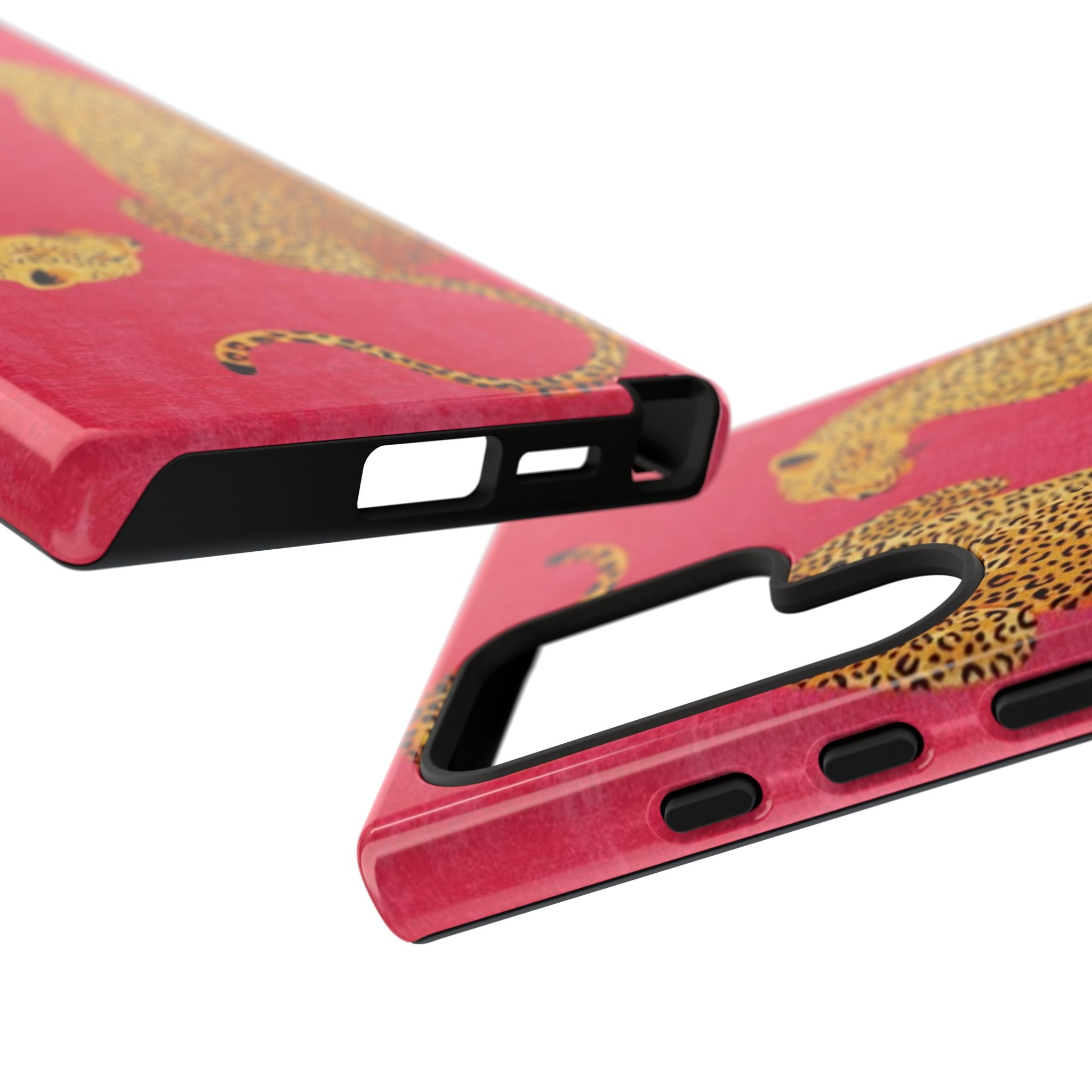 Pink Leopard Phone Case – Bold Animal Print Protective Case
