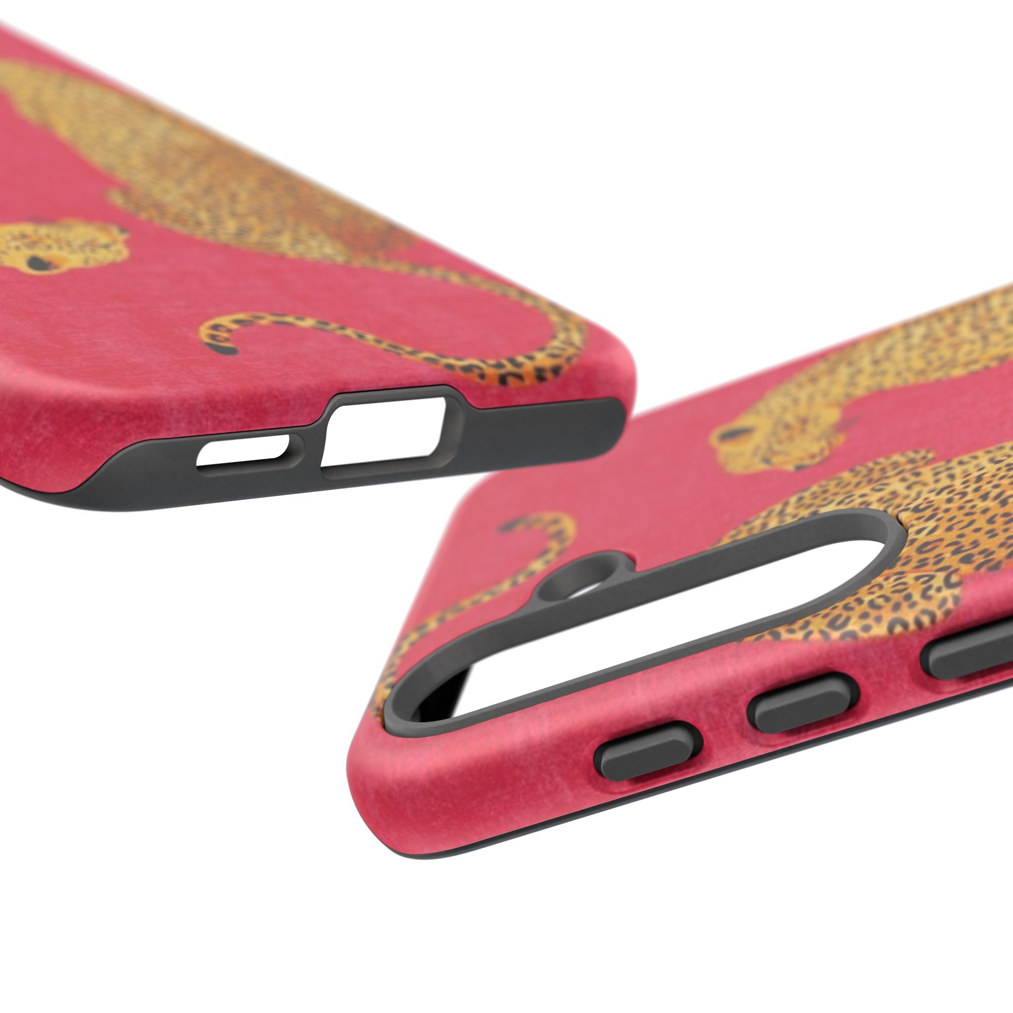 Pink Leopard Phone Case – Bold Animal Print Protective Case