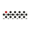 Polka Dot Welcome Car Magnet – Black & Red Decorative Auto Decal