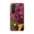 Floral Orchid Tough Phone Case — Vintage Woman & Lotus Design