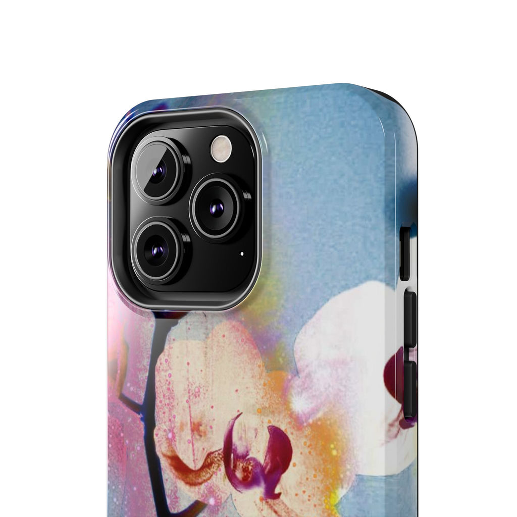 Orchid Tough Phone Case — Pastel Floral Protective Cover for iPhone & Android