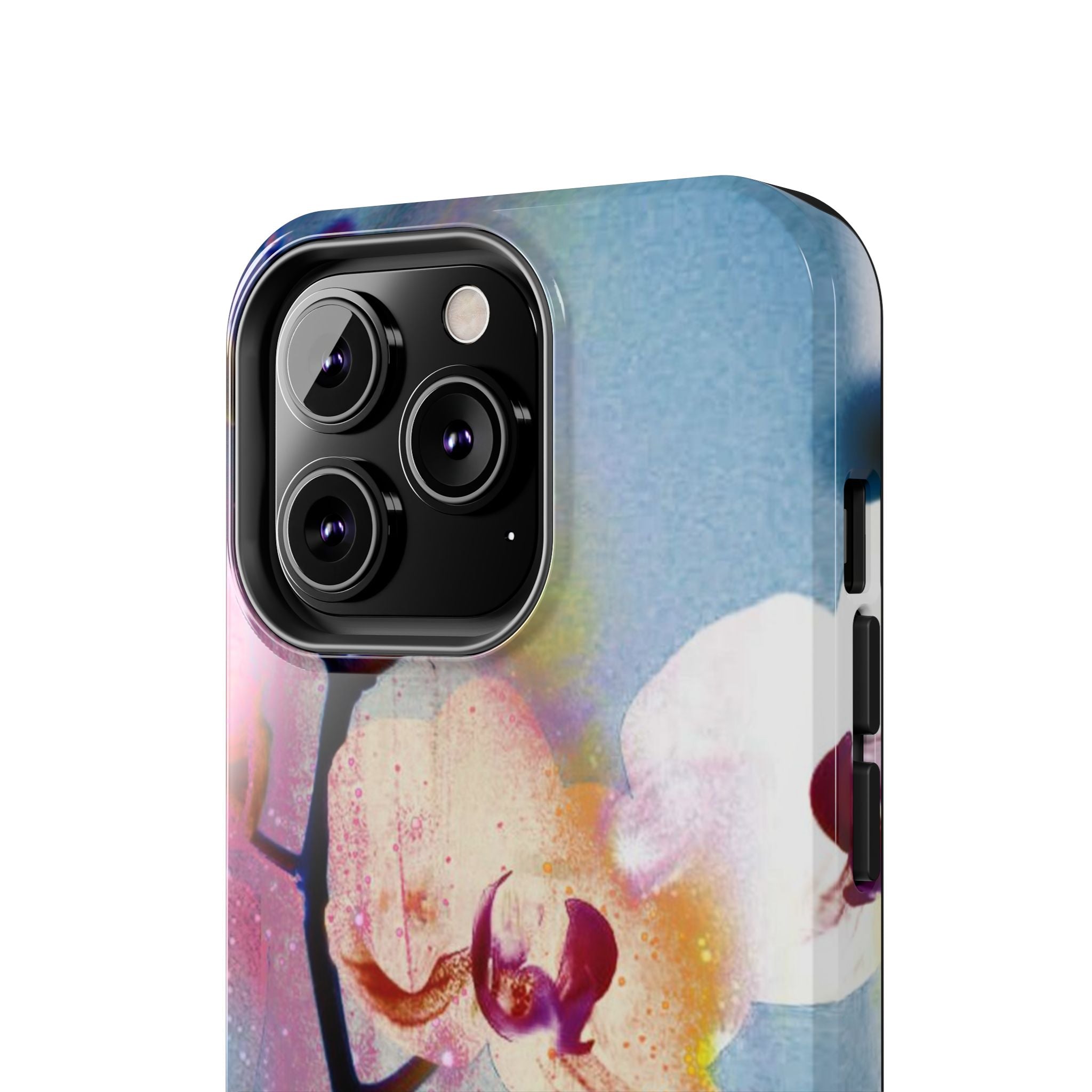 Orchid Tough Phone Case — Pastel Floral Protective Cover for iPhone & Android