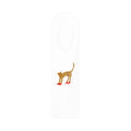 Leopard in Red Heels Bookmark — Glam Cat Metal Page Marker