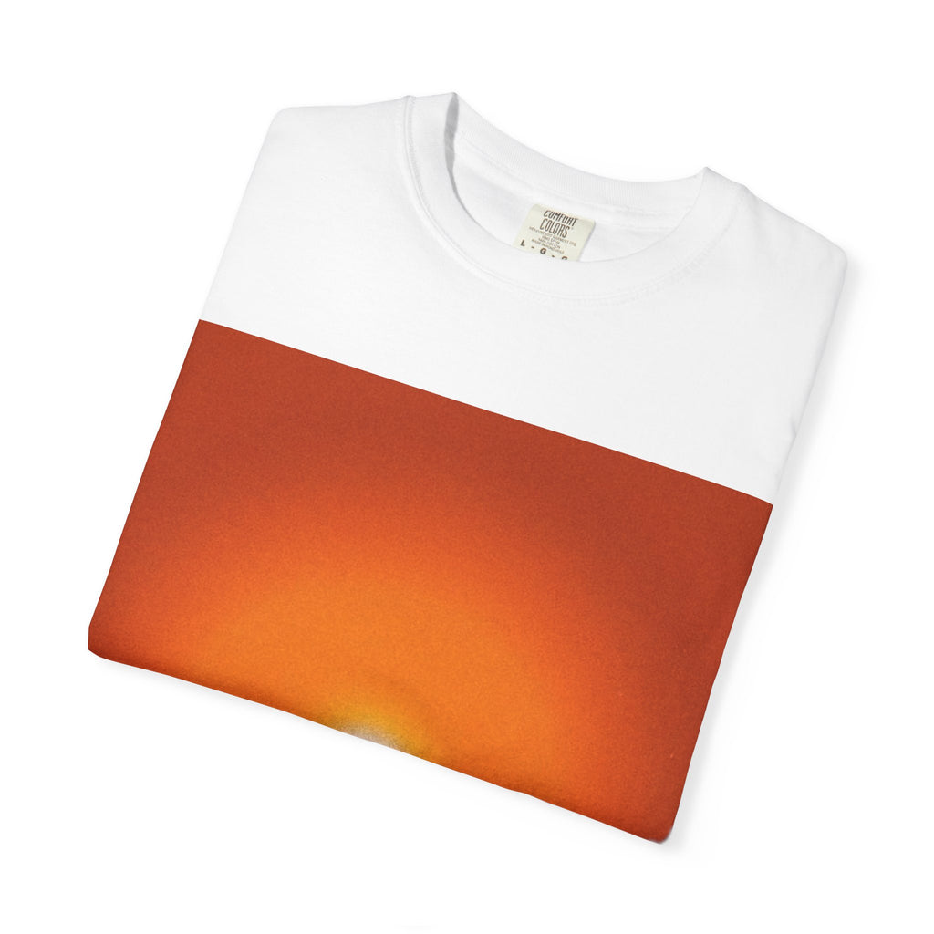 Sunburst Photo T-Shirt — Orange Sunset Graphic Tee