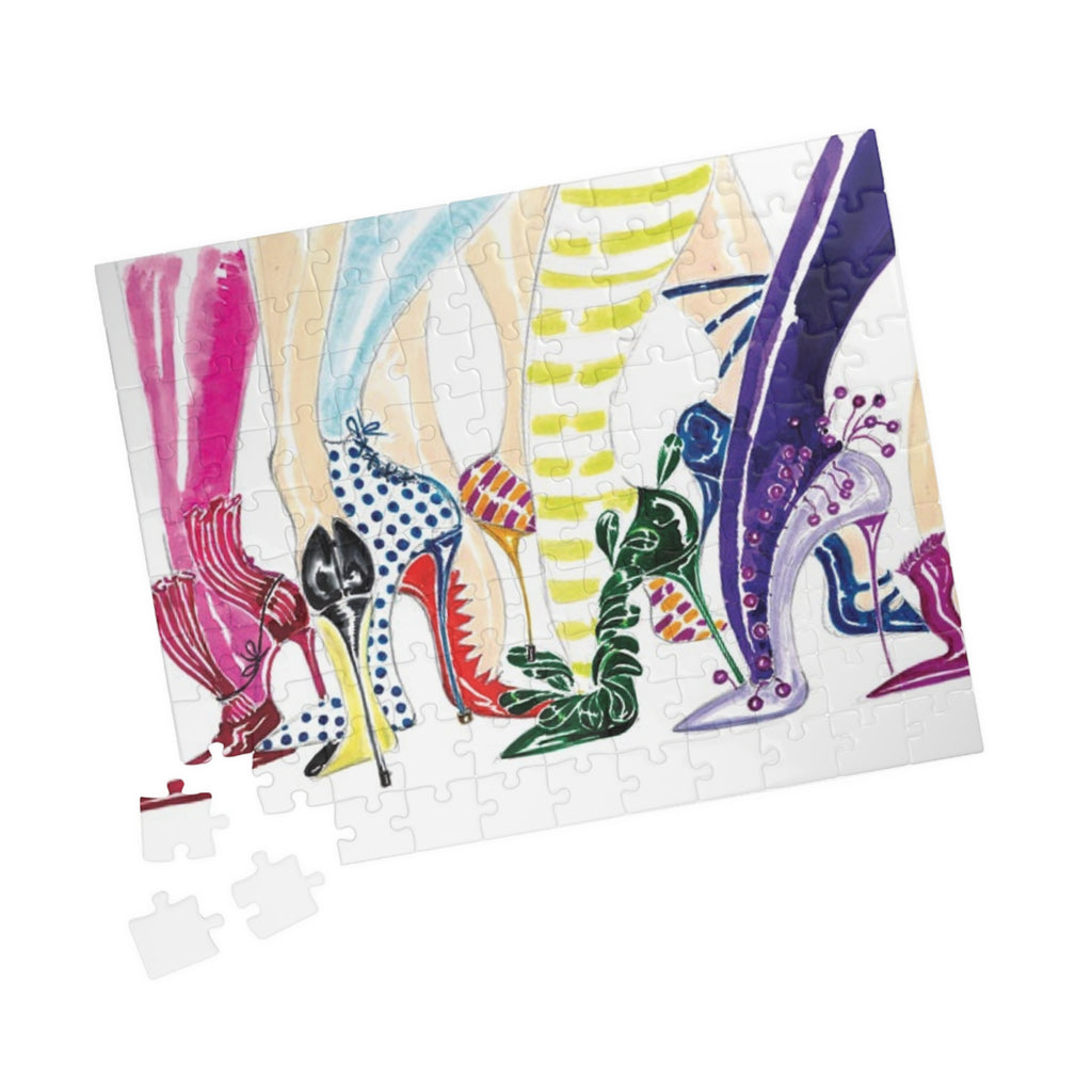 High Heel Fashion Puzzle — Colorful Shoes Jigsaw (110–1014 pcs)
