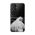 Vintage Ballerina Tough Phone Case — Black & White Dance Photo Protective Cover