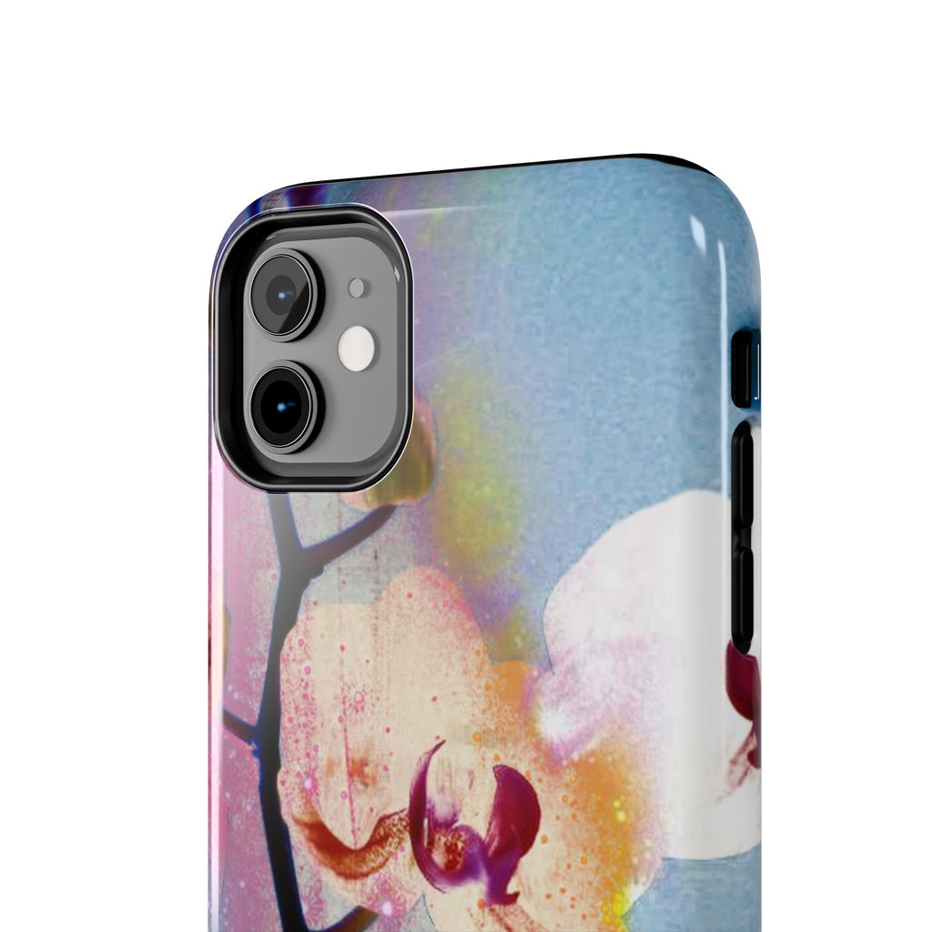 Orchid Tough Phone Case — Pastel Floral Protective Cover for iPhone & Android