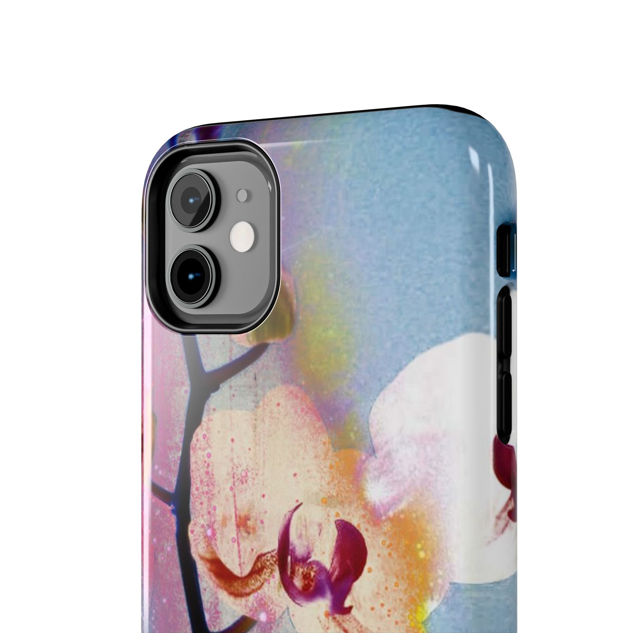 Orchid Tough Phone Case — Pastel Floral Protective Cover for iPhone & Android