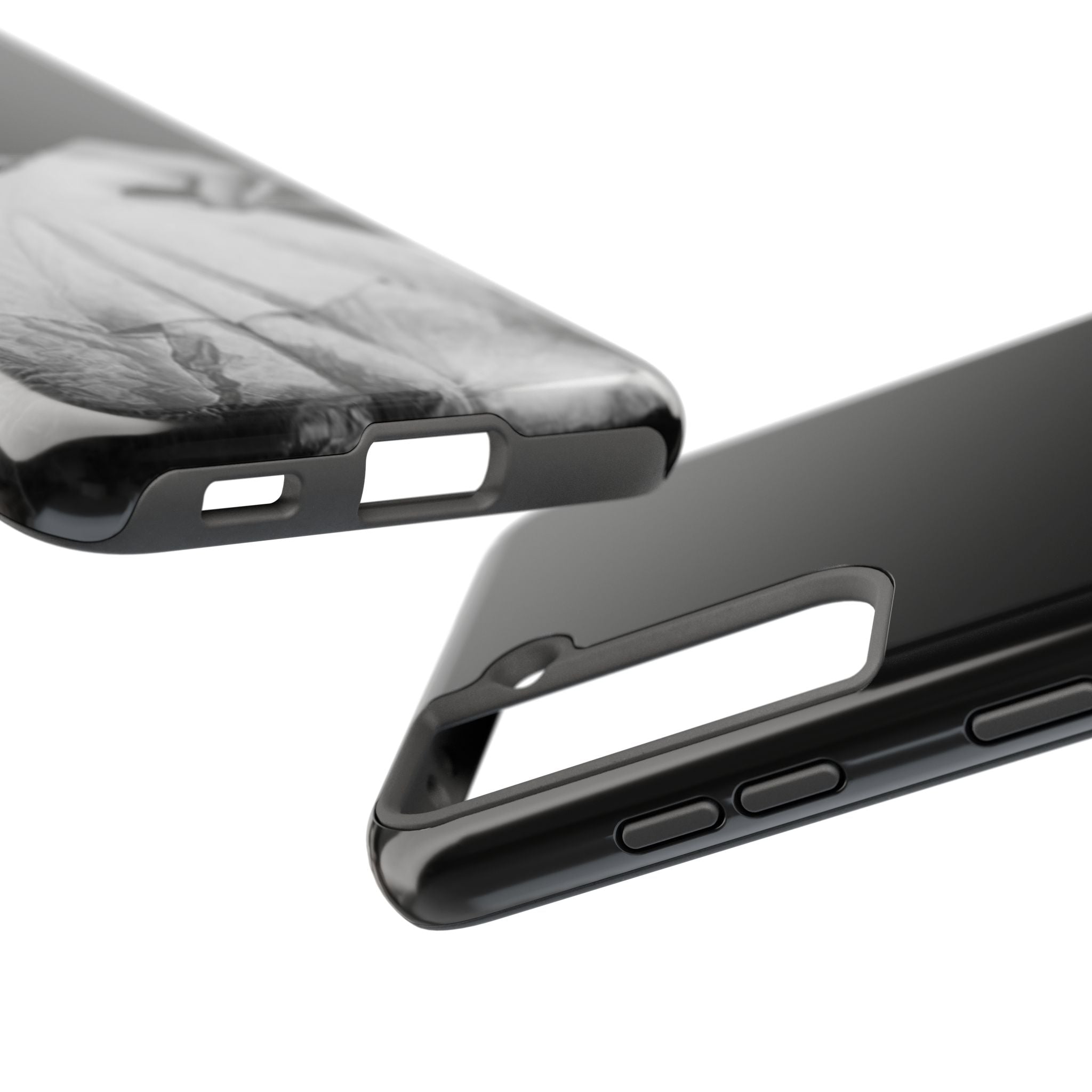 Vintage Ballerina Tough Phone Case — Black & White Dance Photo Protective Cover