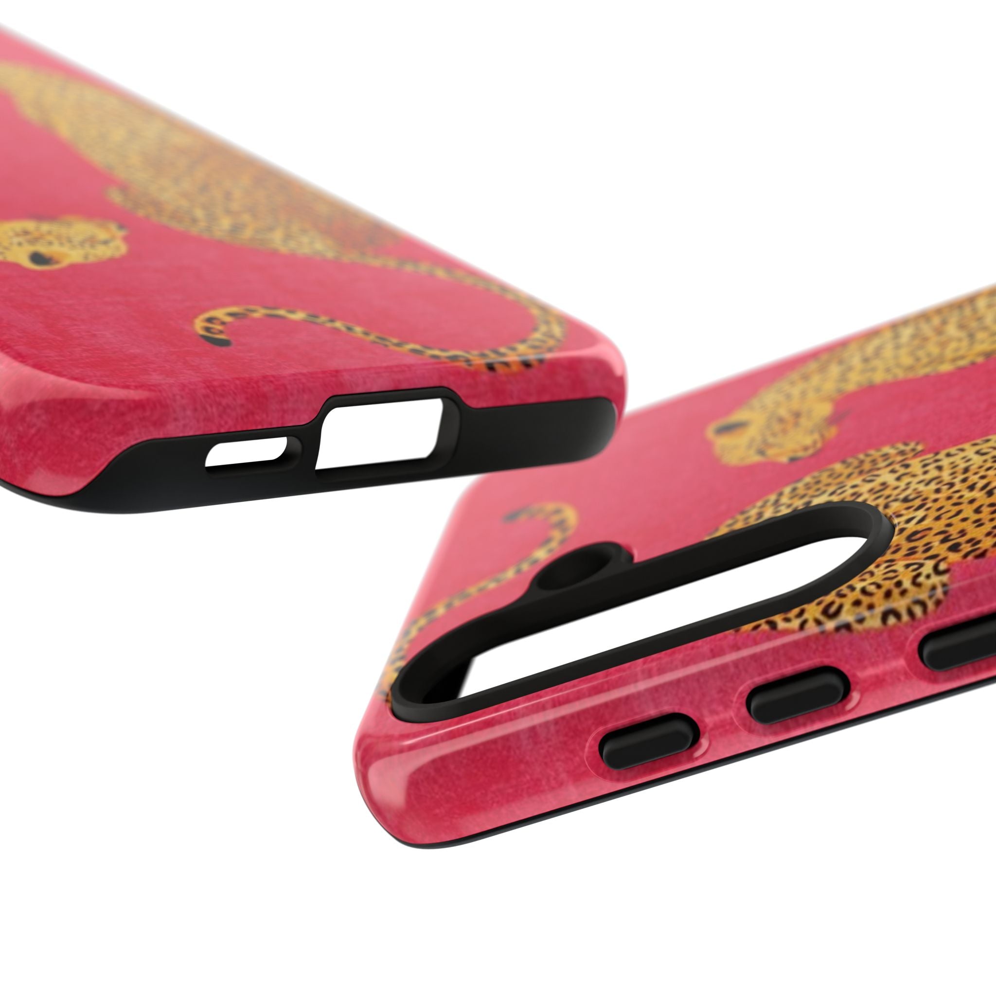 Pink Leopard Phone Case – Bold Animal Print Protective Case