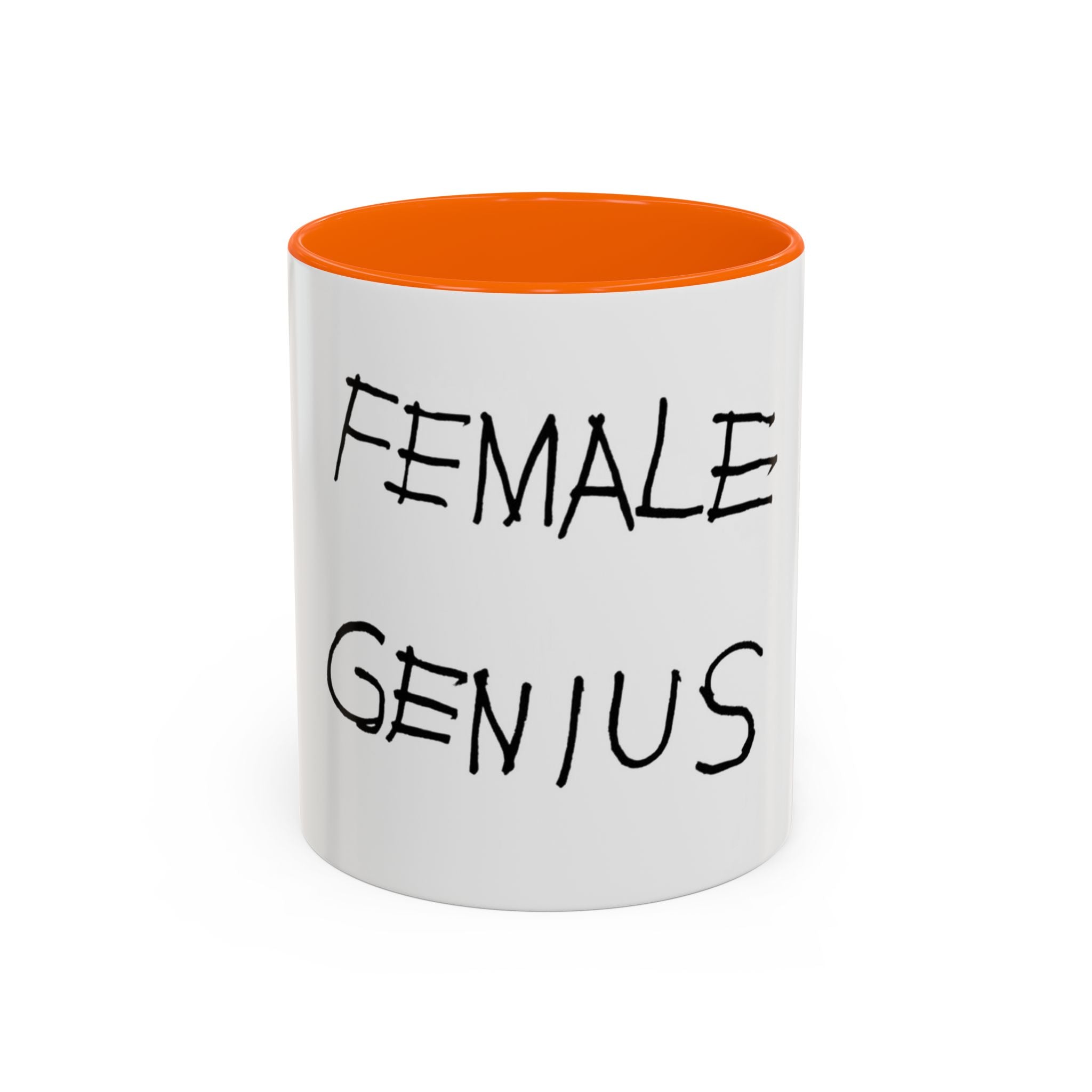 Female Genius Accent Coffee Mug