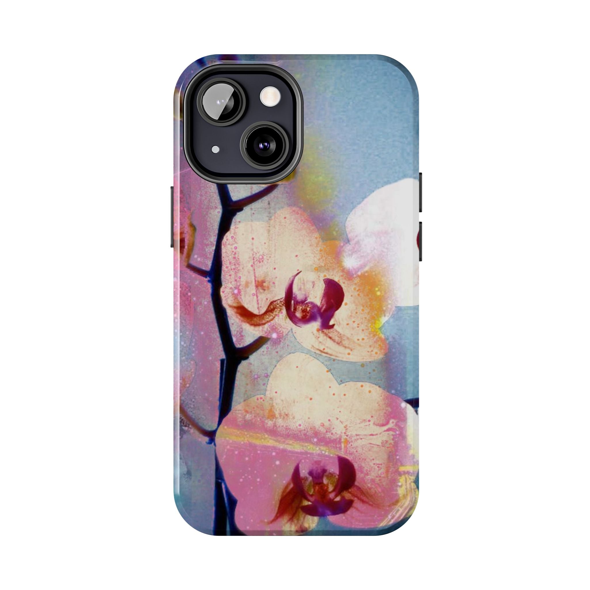 Orchid Tough Phone Case — Pastel Floral Protective Cover for iPhone & Android