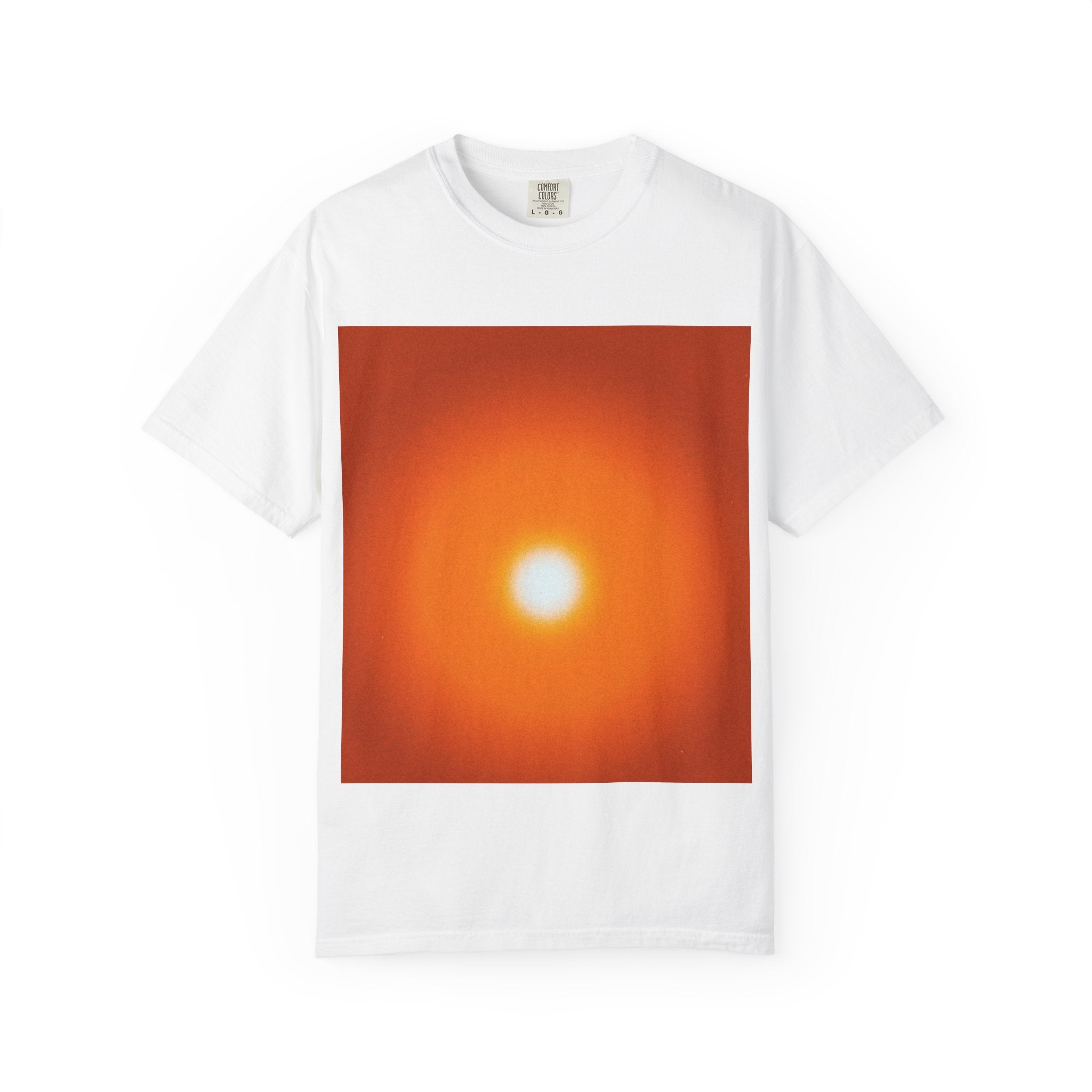 Sunburst Photo T-Shirt — Orange Sunset Graphic Tee