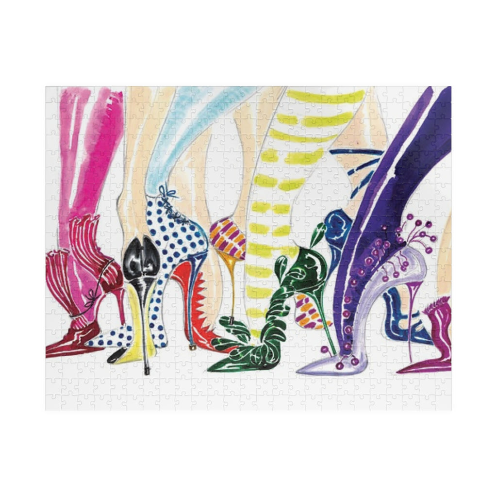 High Heel Fashion Puzzle — Colorful Shoes Jigsaw (110–1014 pcs)