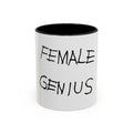 Female Genius Accent Coffee Mug