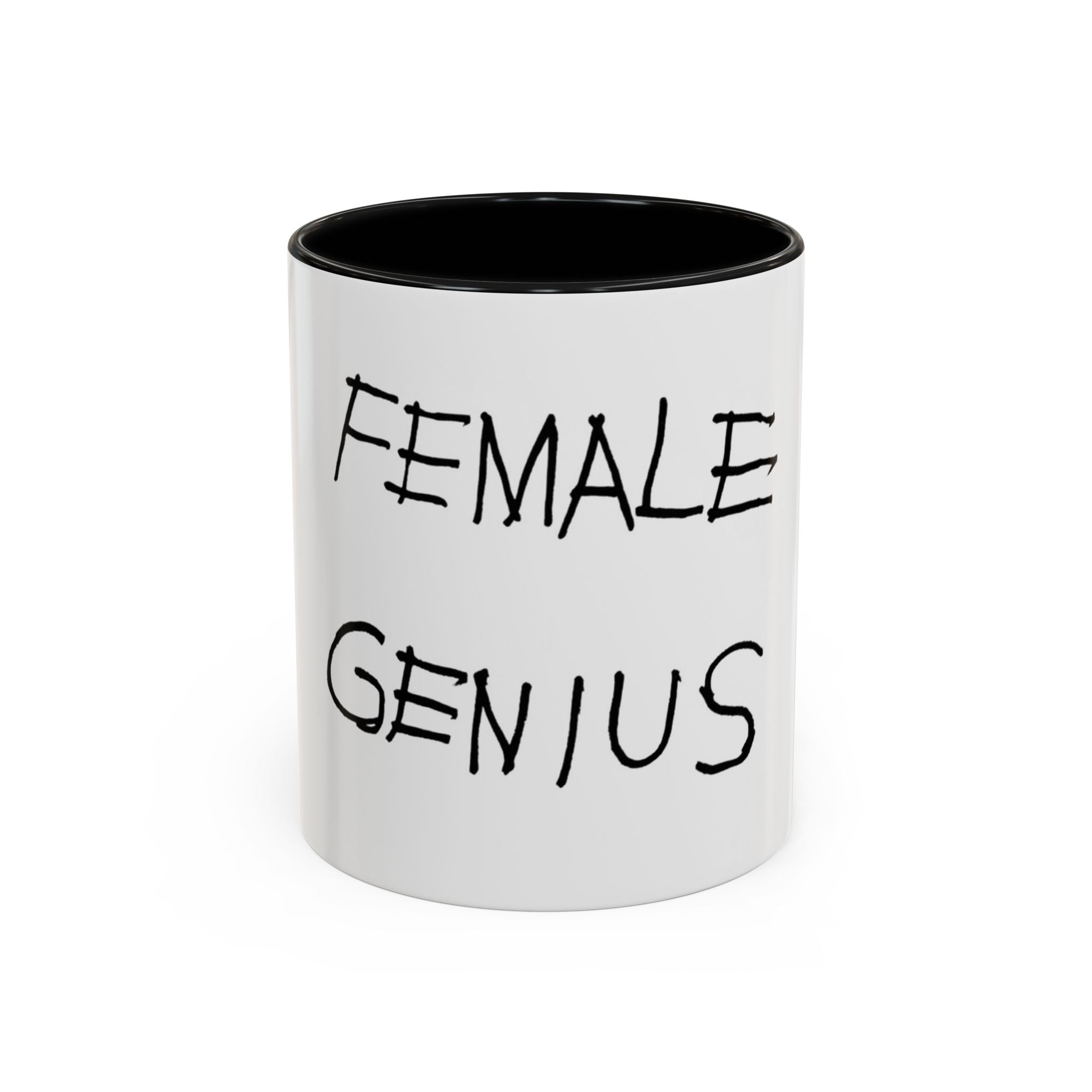Female Genius Accent Coffee Mug