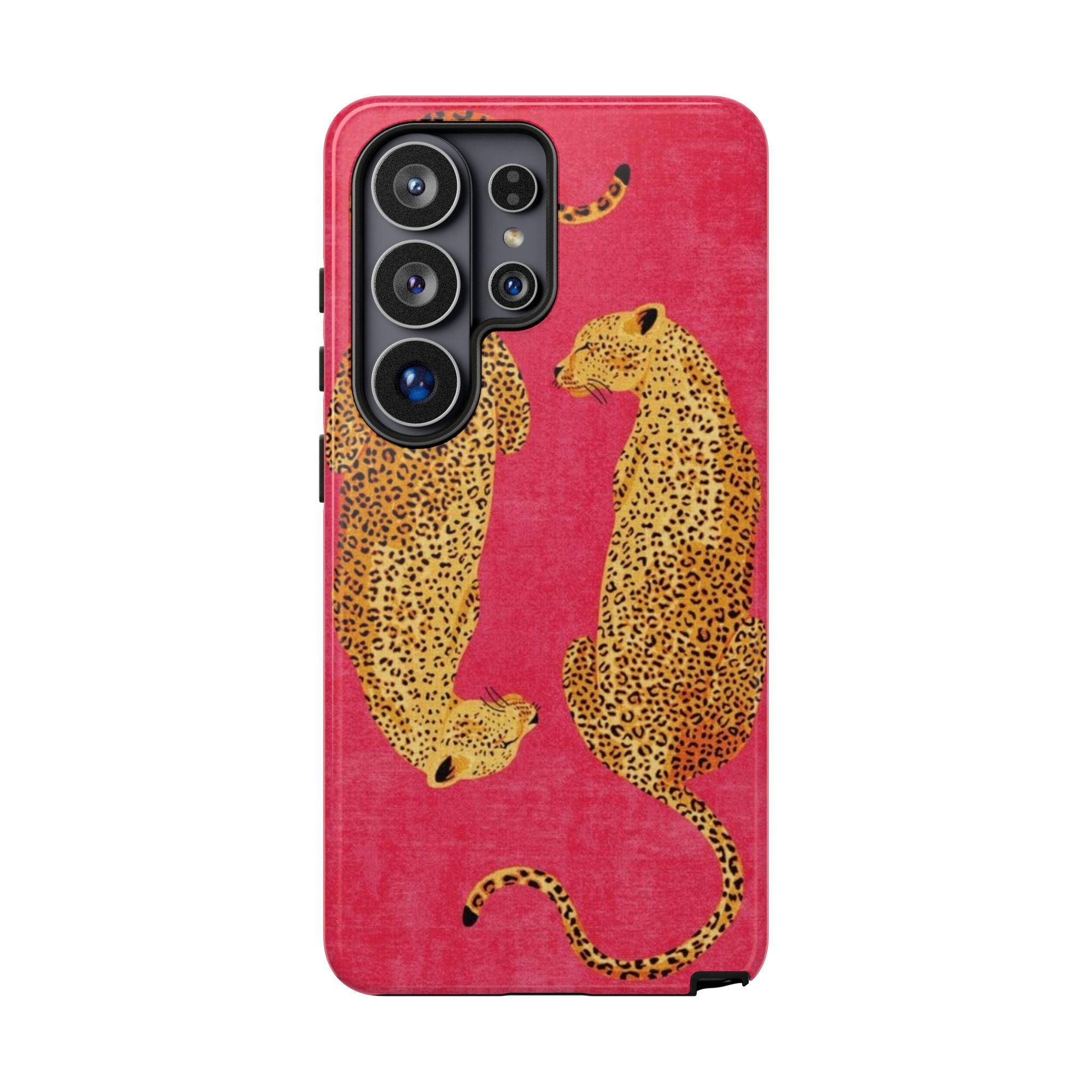Pink Leopard Phone Case – Bold Animal Print Protective Case