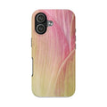 Floral Blush Tough Phone Case — Pink Tulip Petal Protective iPhone Cover
