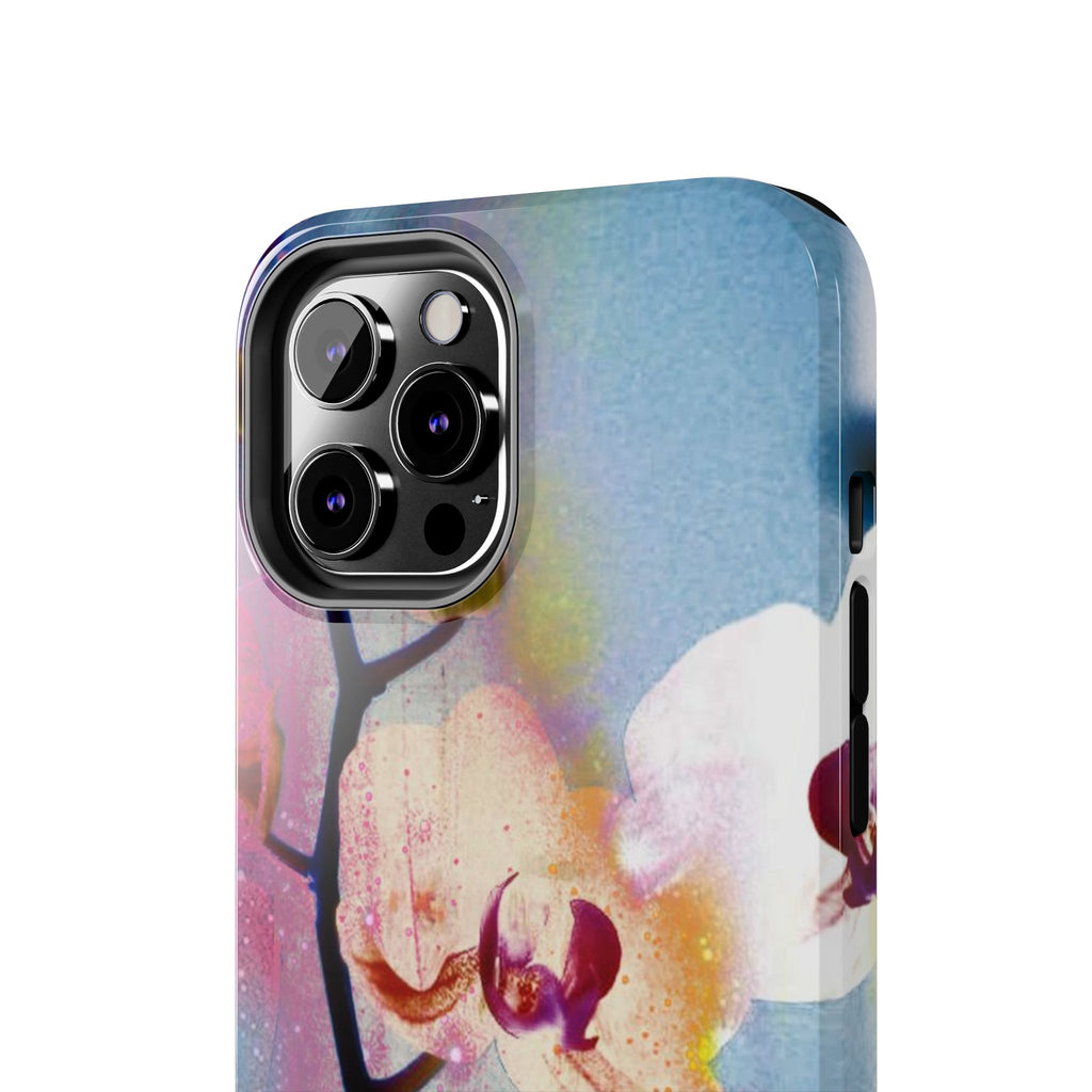 Orchid Tough Phone Case — Pastel Floral Protective Cover for iPhone & Android