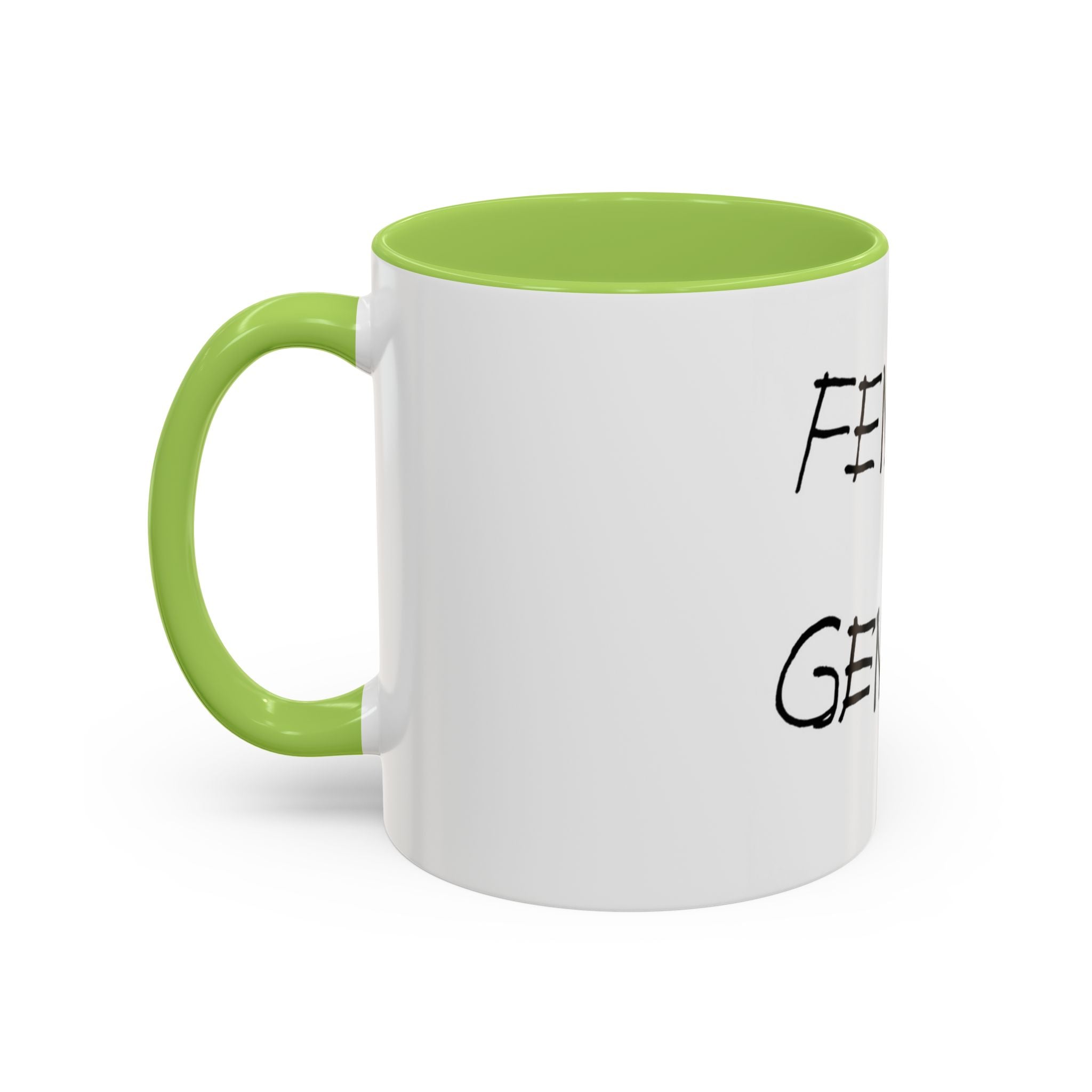 Female Genius Accent Coffee Mug