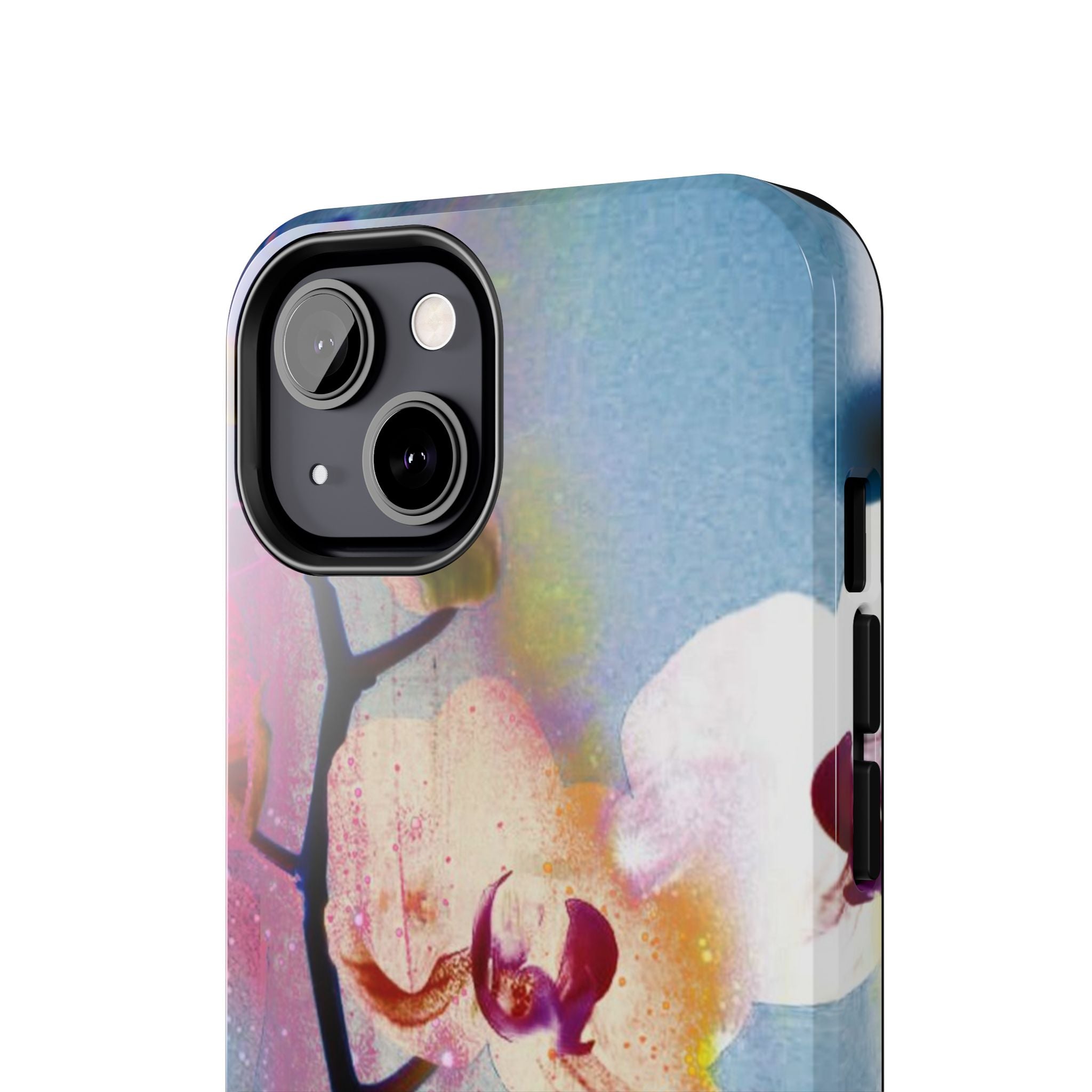Orchid Tough Phone Case — Pastel Floral Protective Cover for iPhone & Android