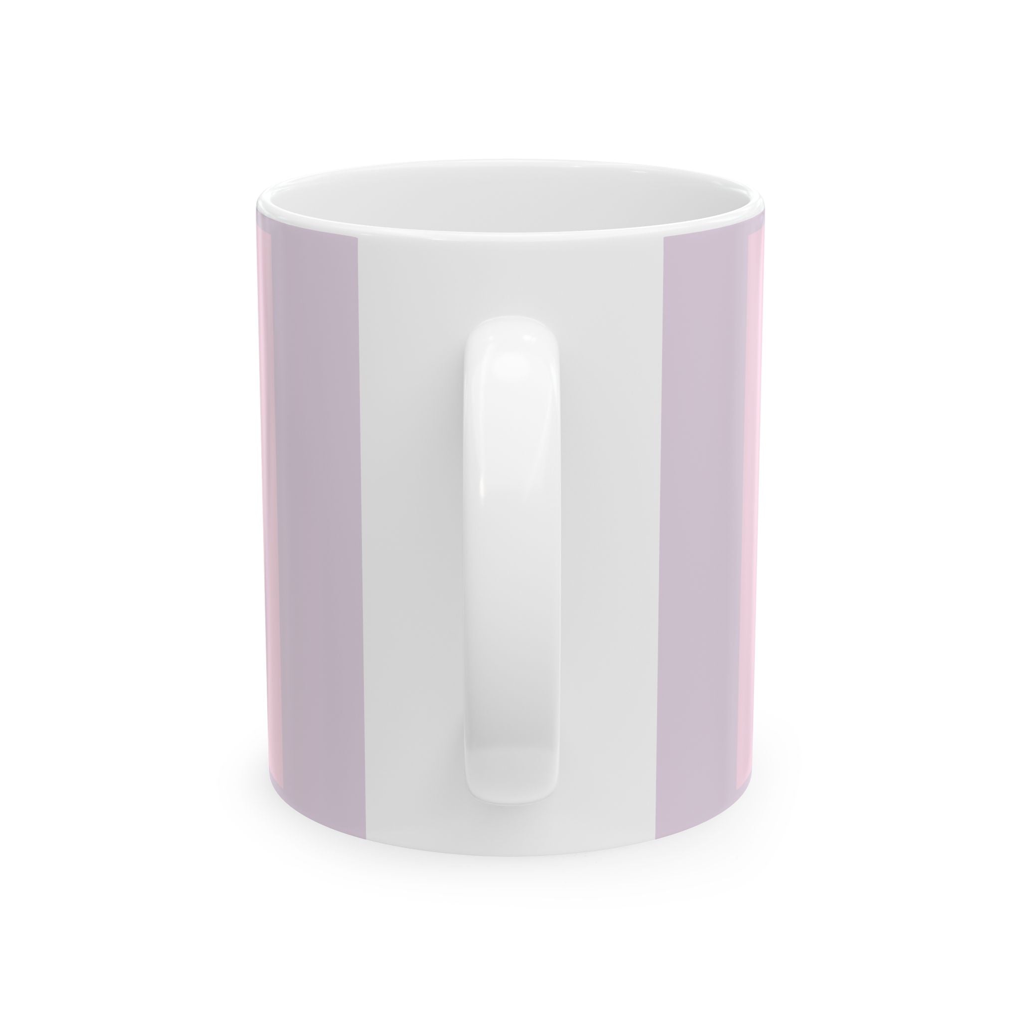 Abundance Script Ceramic Mug — Pink Motivational Coffee Cup (11oz, 15oz)