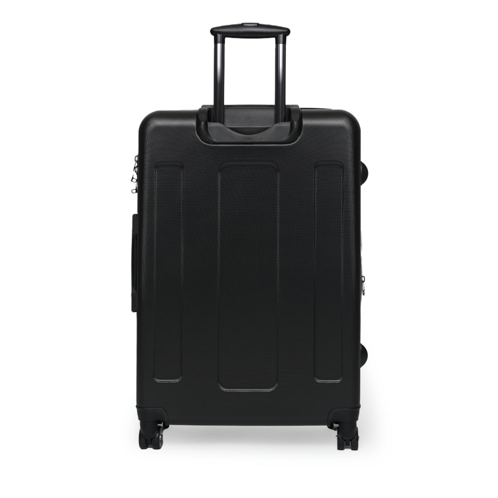 Floral Tiger Print Suitcase — Vibrant Botanical Luggage for Travel