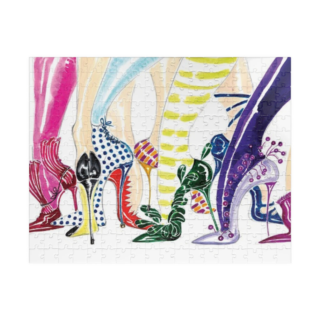 High Heel Fashion Puzzle — Colorful Shoes Jigsaw (110–1014 pcs)