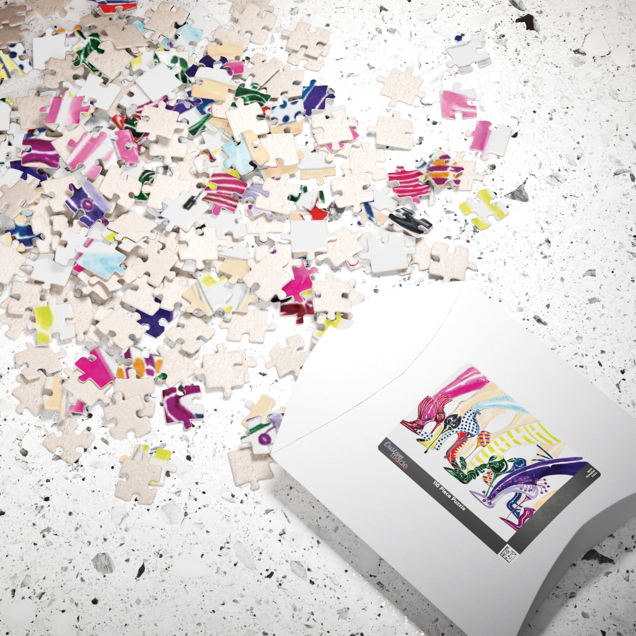 High Heel Fashion Puzzle — Colorful Shoes Jigsaw (110–1014 pcs)