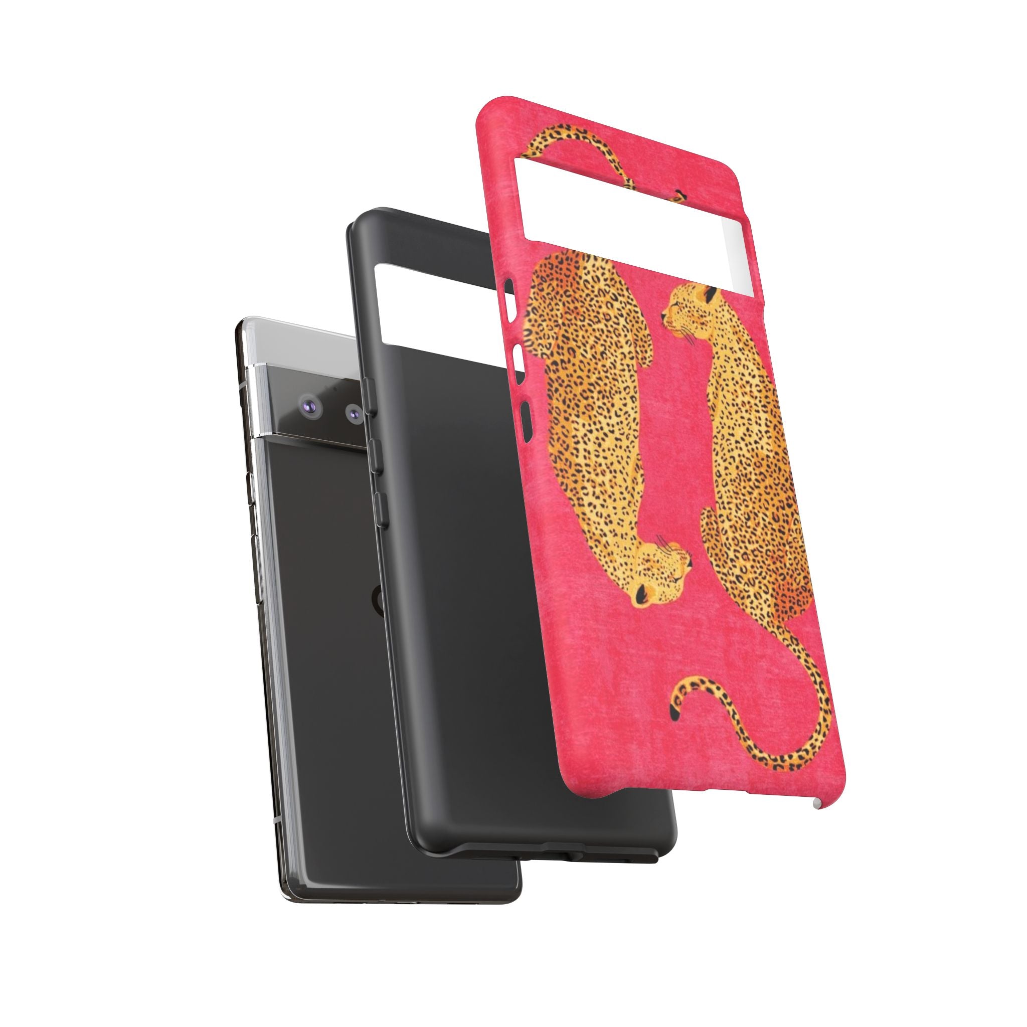 Pink Leopard Phone Case – Bold Animal Print Protective Case