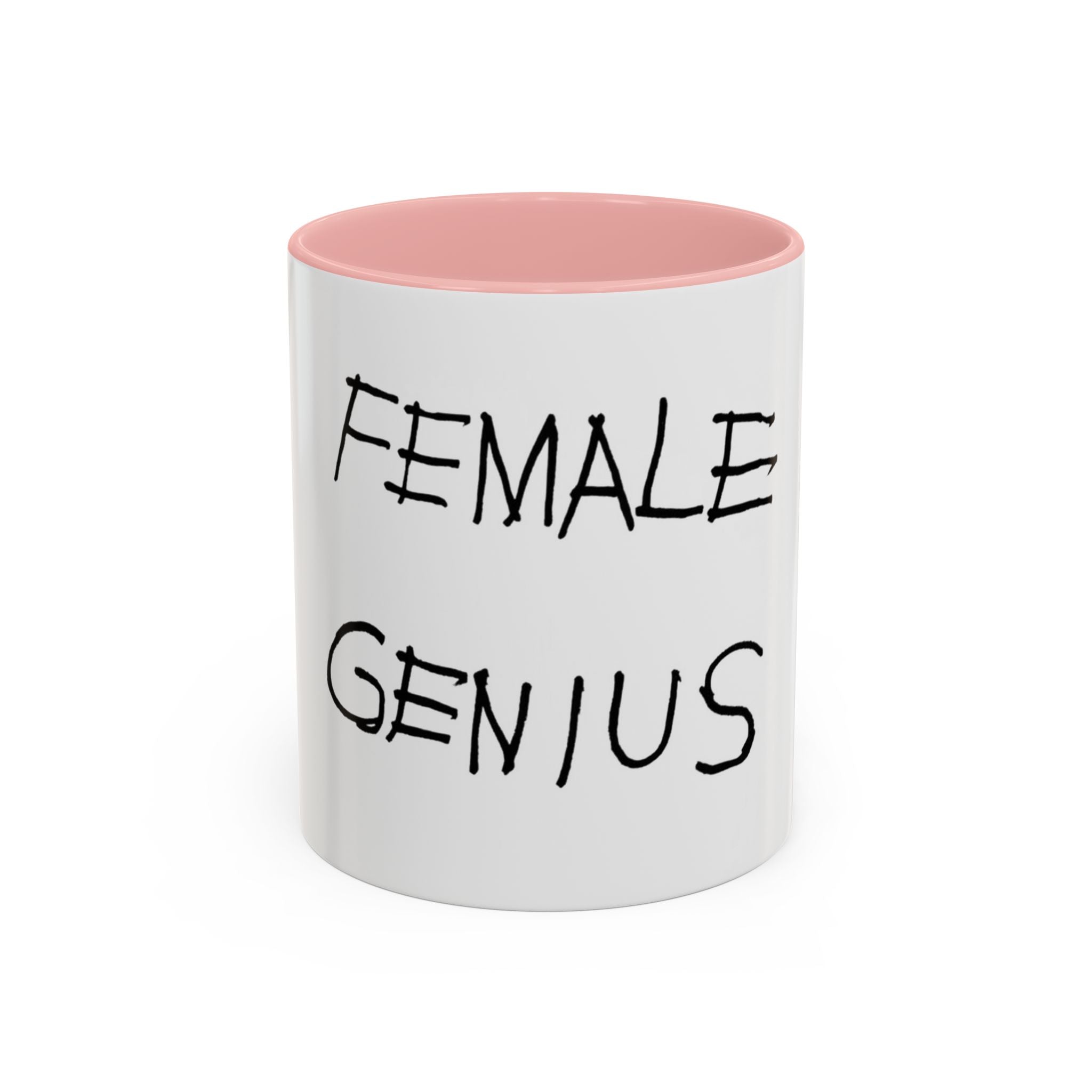 Female Genius Accent Coffee Mug