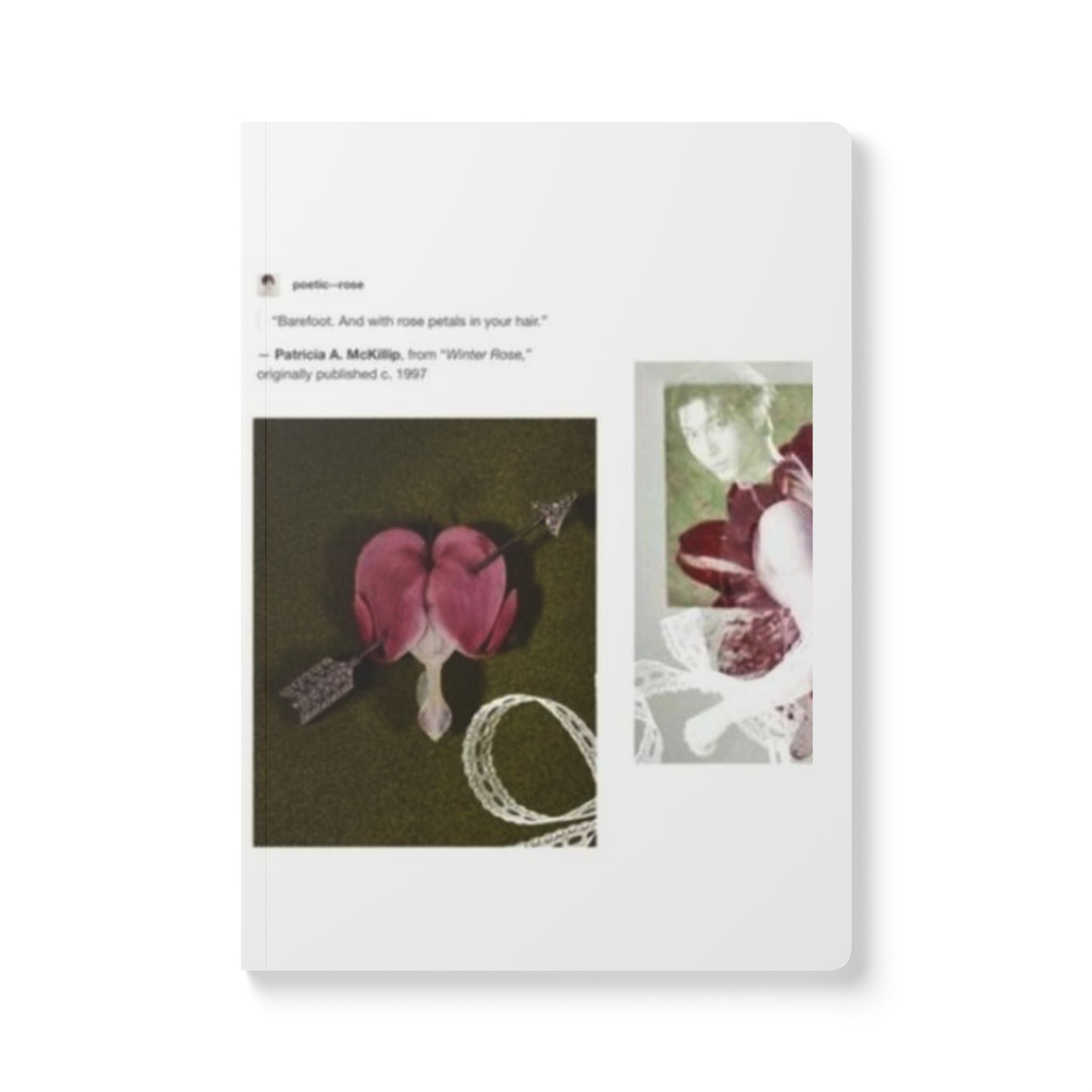 Botanical Art Softcover Journal — Vintage Floral Prints & Poetry
