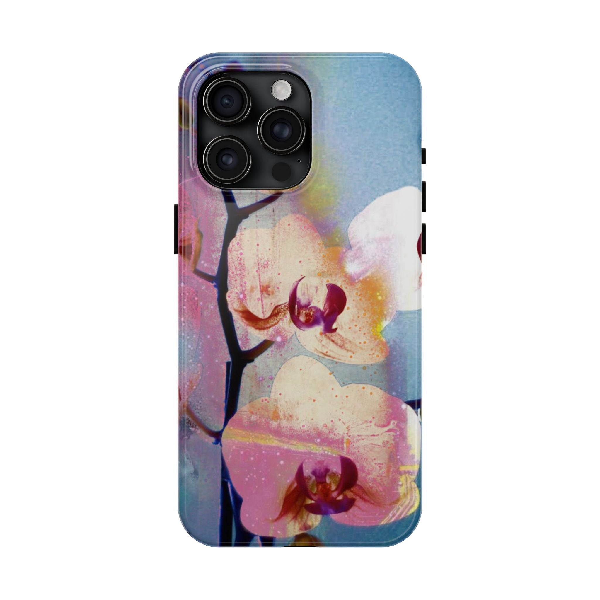 Orchid Tough Phone Case — Pastel Floral Protective Cover for iPhone & Android