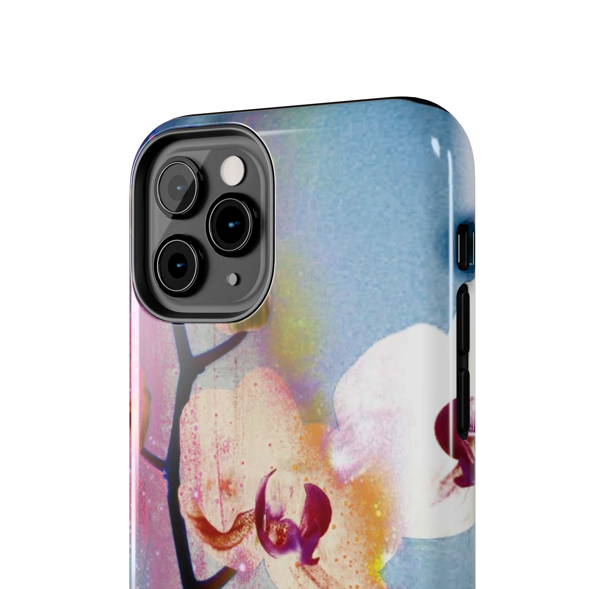 Orchid Tough Phone Case — Pastel Floral Protective Cover for iPhone & Android