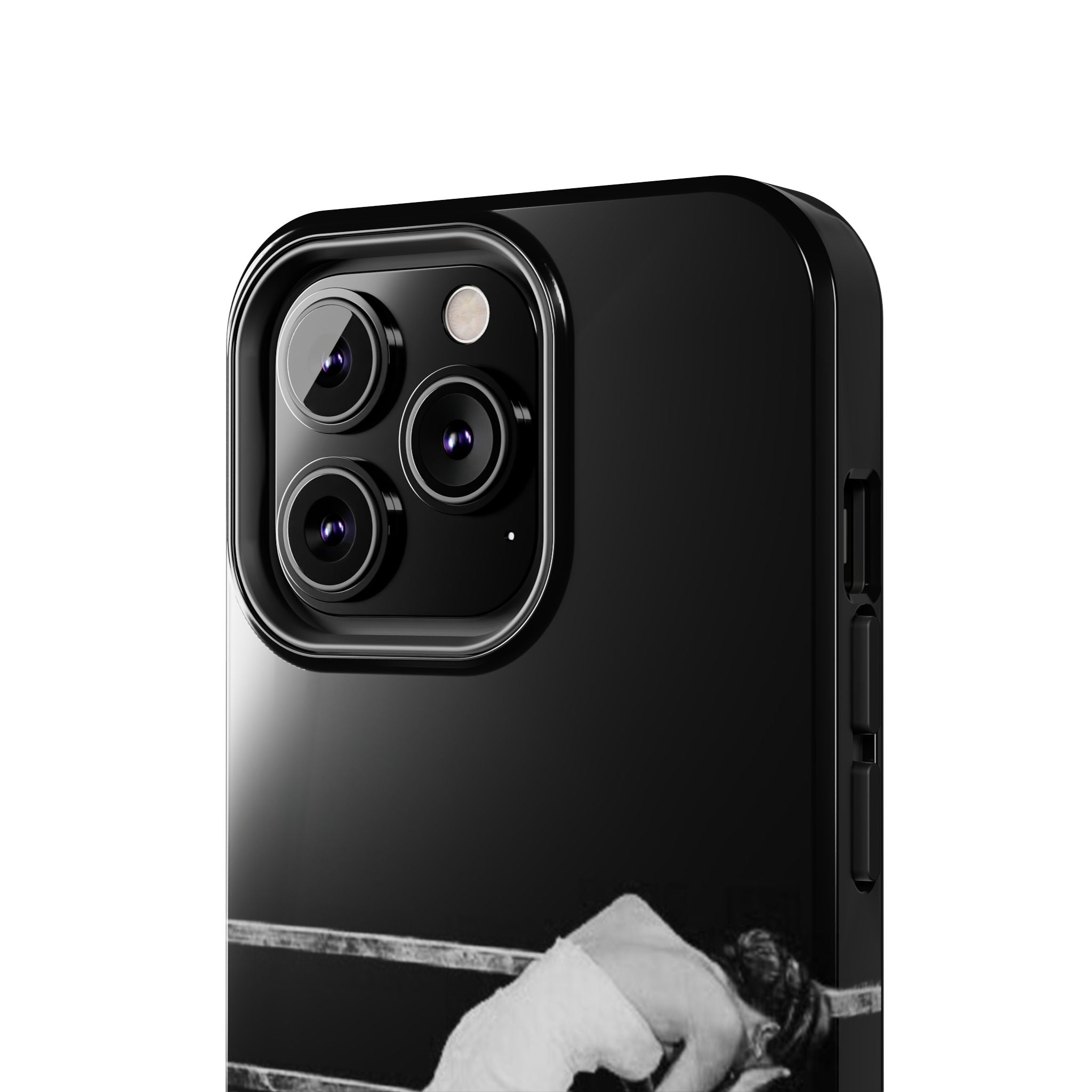 Vintage Ballerina Tough Phone Case — Black & White Dance Photo Protective Cover