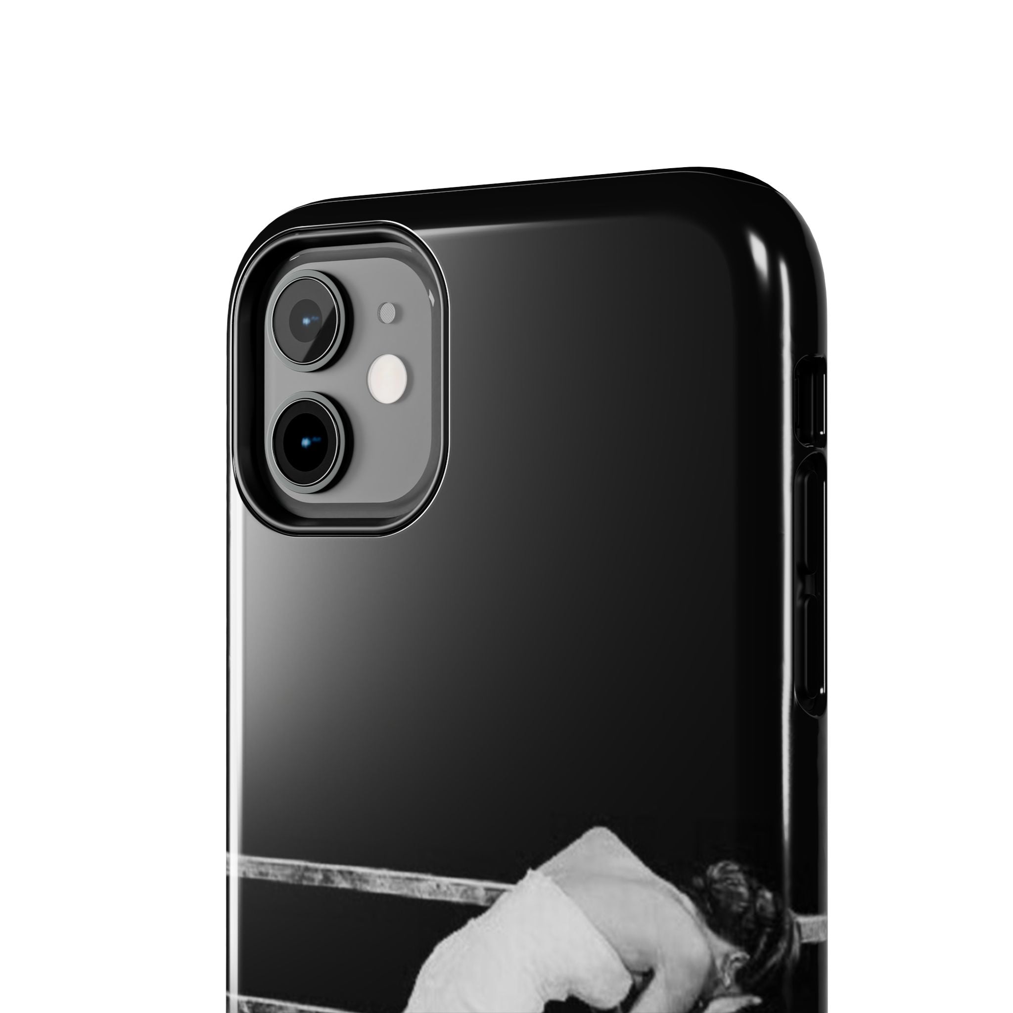 Vintage Ballerina Tough Phone Case — Black & White Dance Photo Protective Cover