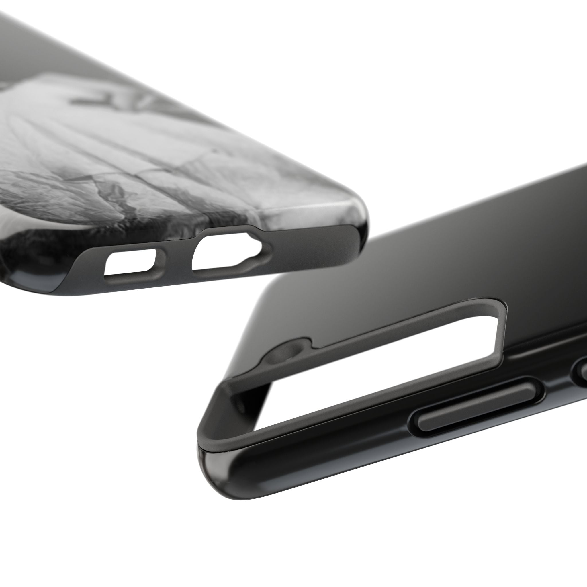 Vintage Ballerina Tough Phone Case — Black & White Dance Photo Protective Cover