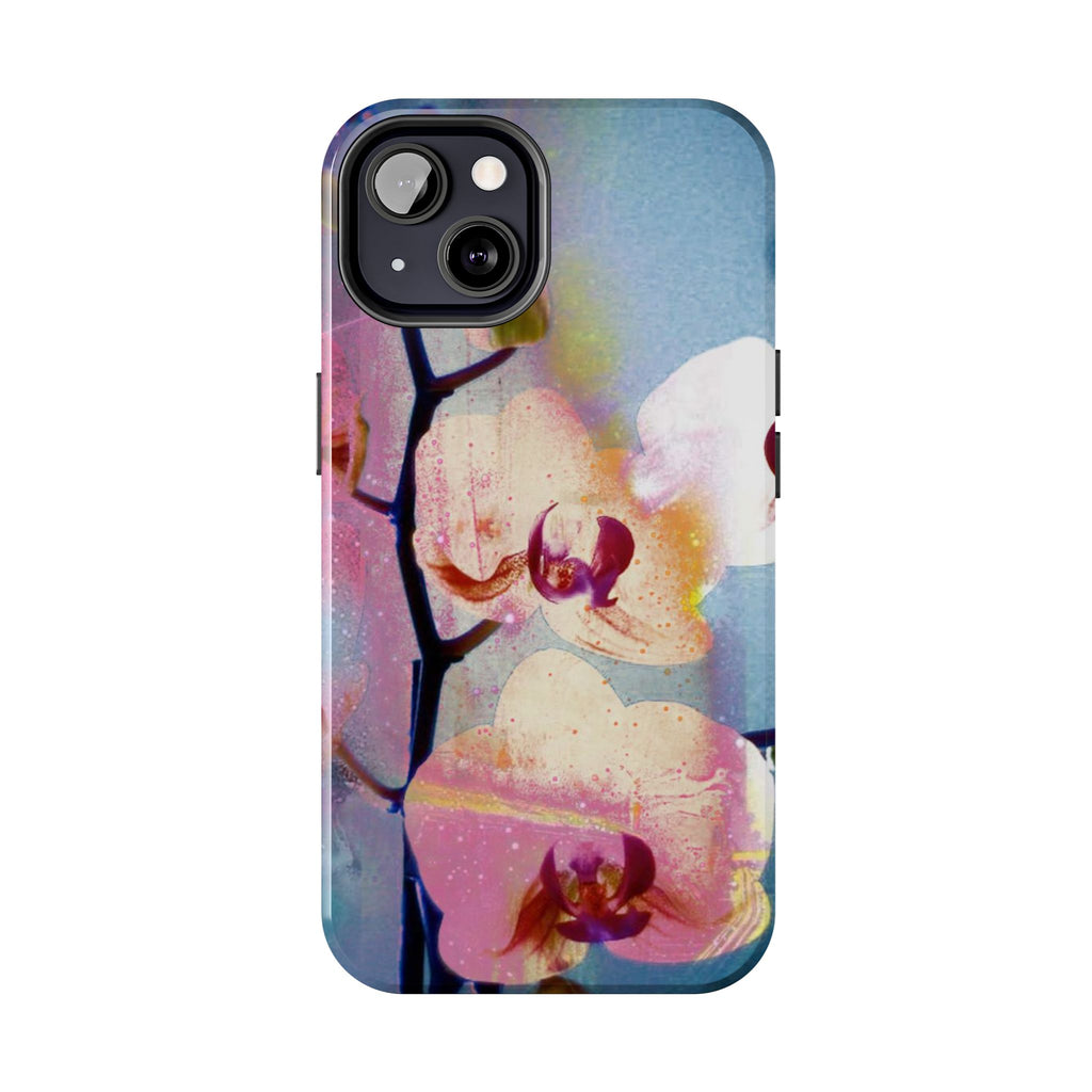 Orchid Tough Phone Case — Pastel Floral Protective Cover for iPhone & Android