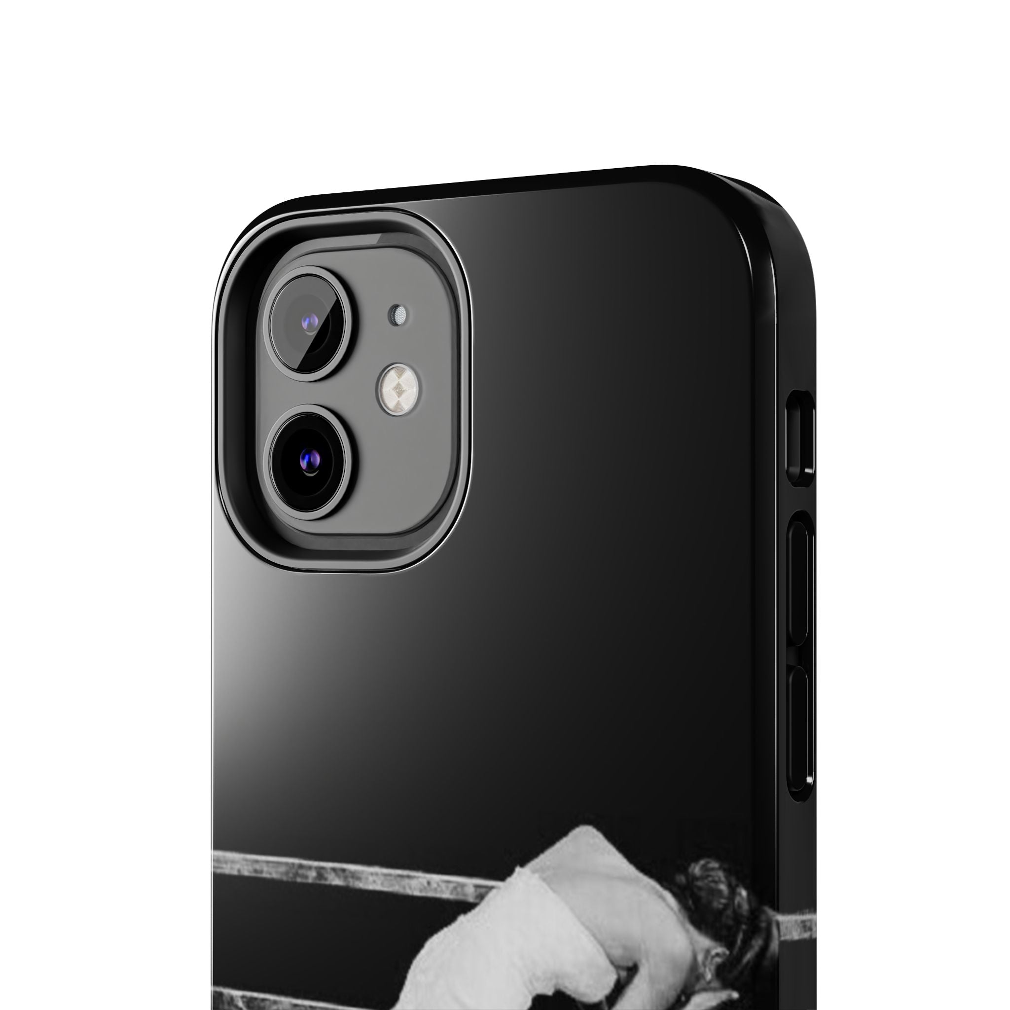 Vintage Ballerina Tough Phone Case — Black & White Dance Photo Protective Cover