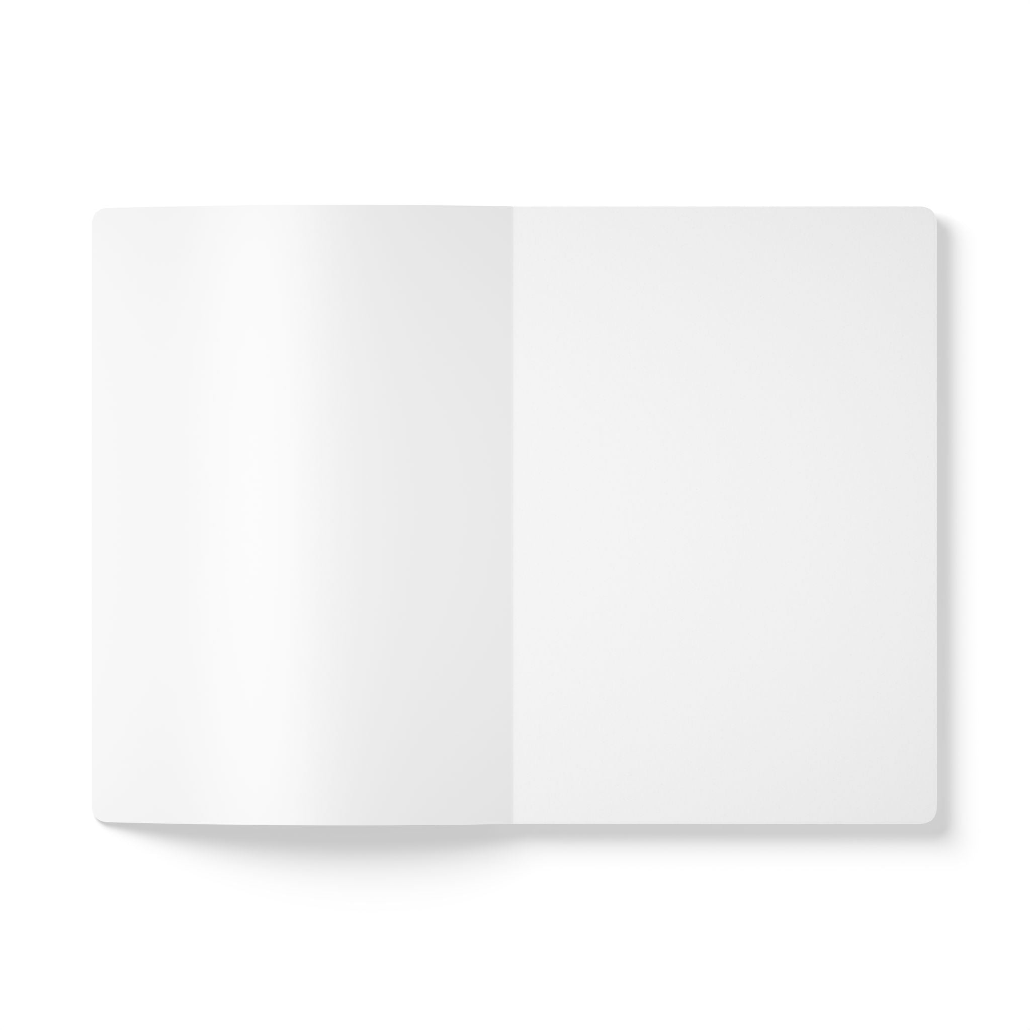 Gradient Playlist Journal — 'Music 4 The Romantic Type' Softcover Notebook