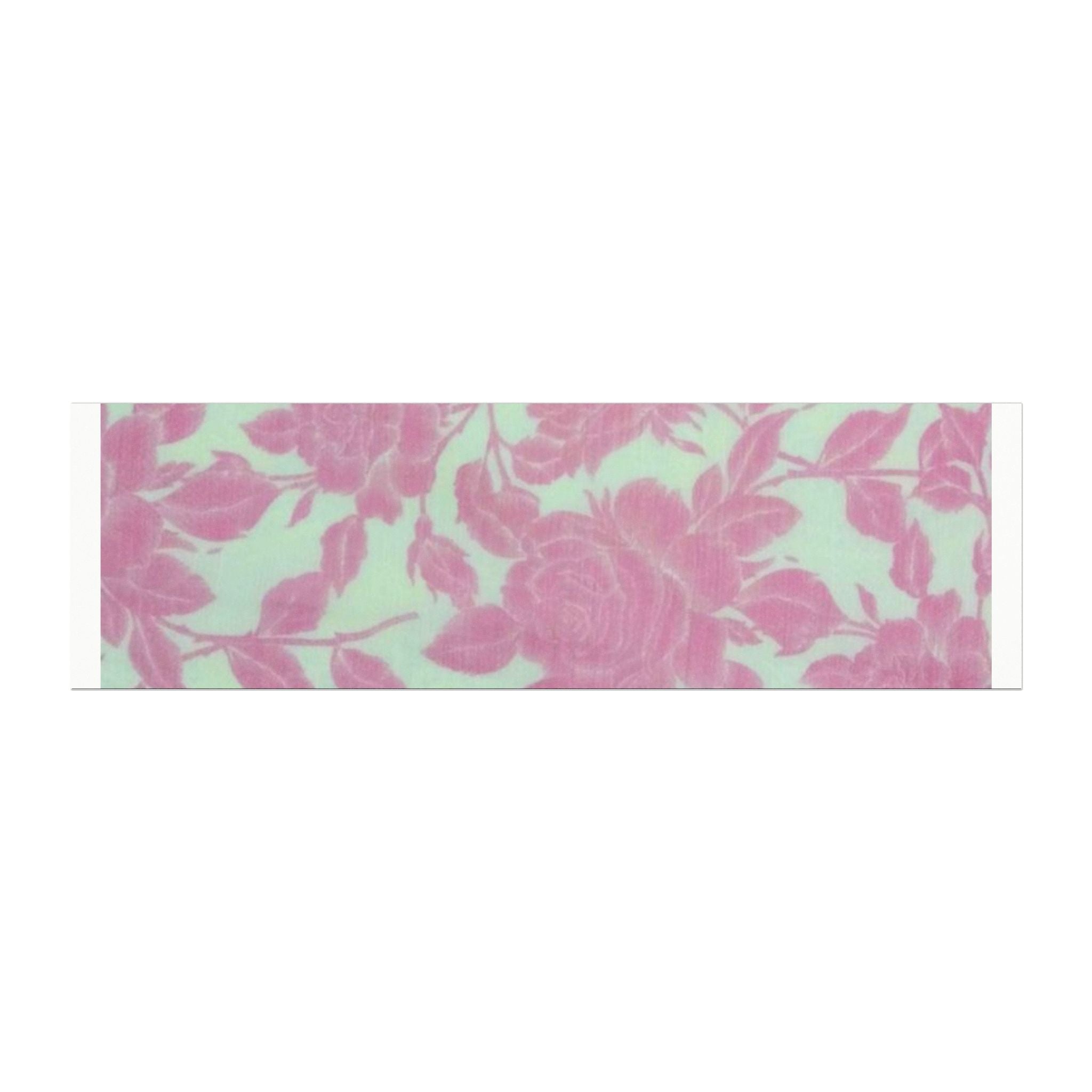 Floral Pink Rose Car Magnet — Decorative Bumper Sticker-Style Magnet