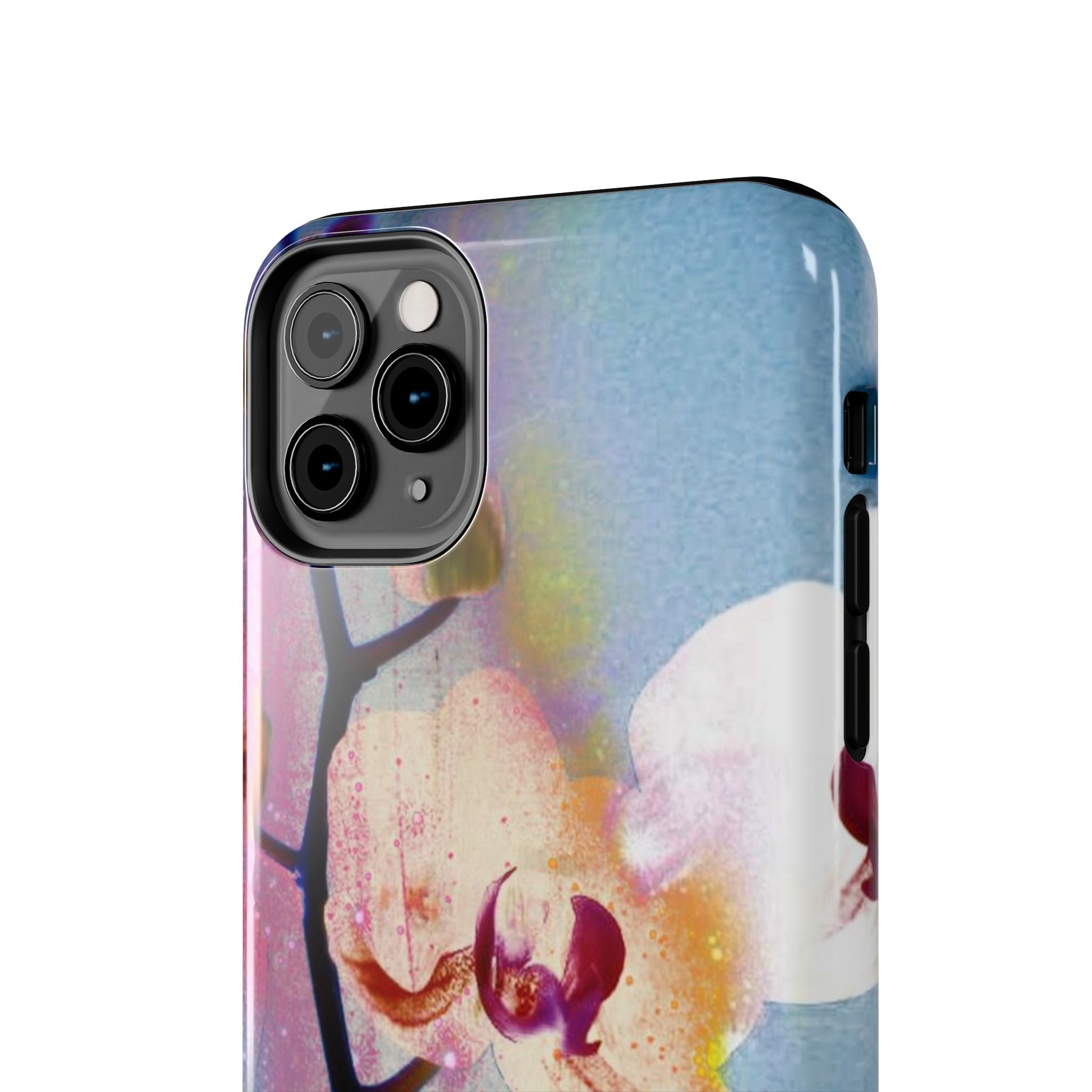 Orchid Tough Phone Case — Pastel Floral Protective Cover for iPhone & Android