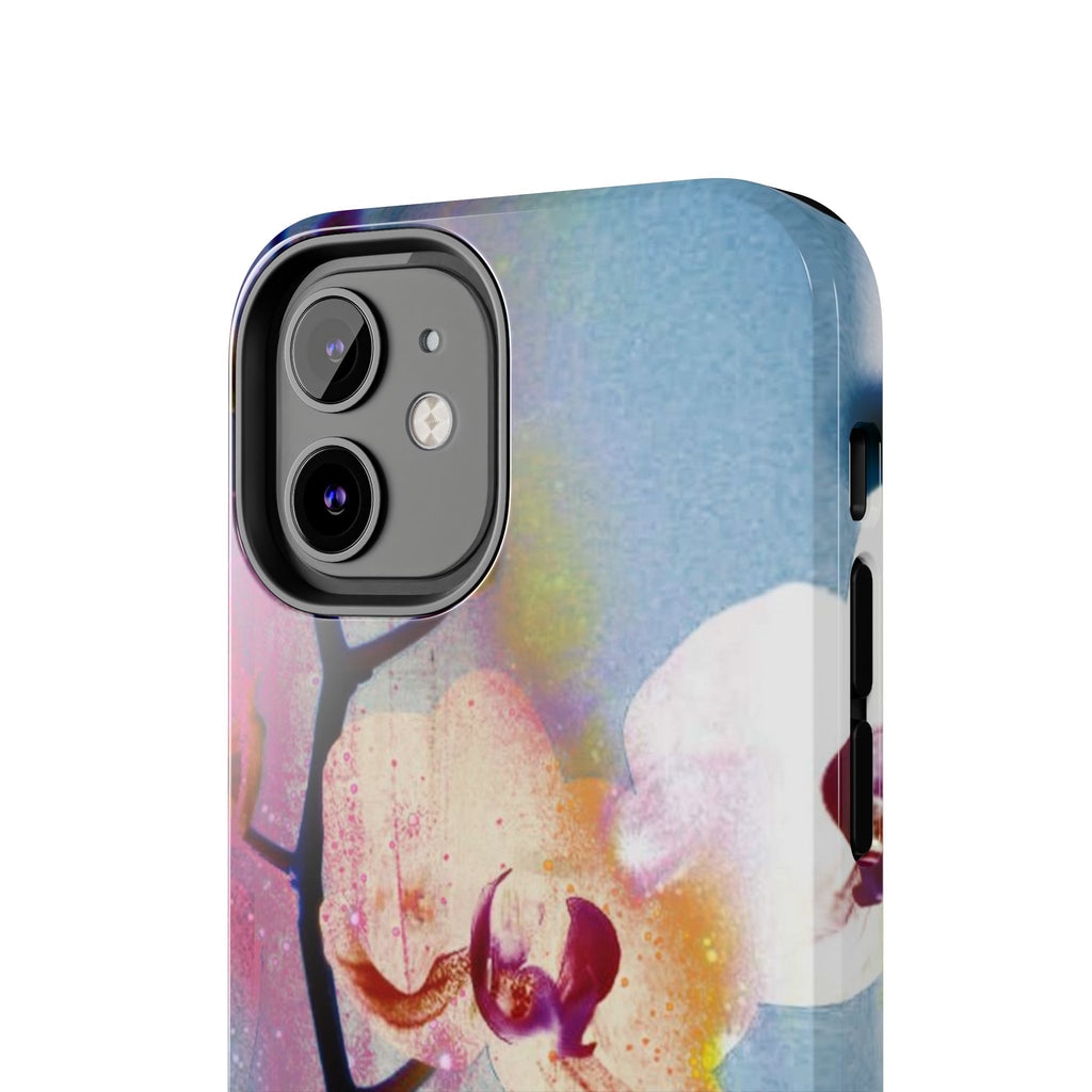 Orchid Tough Phone Case — Pastel Floral Protective Cover for iPhone & Android