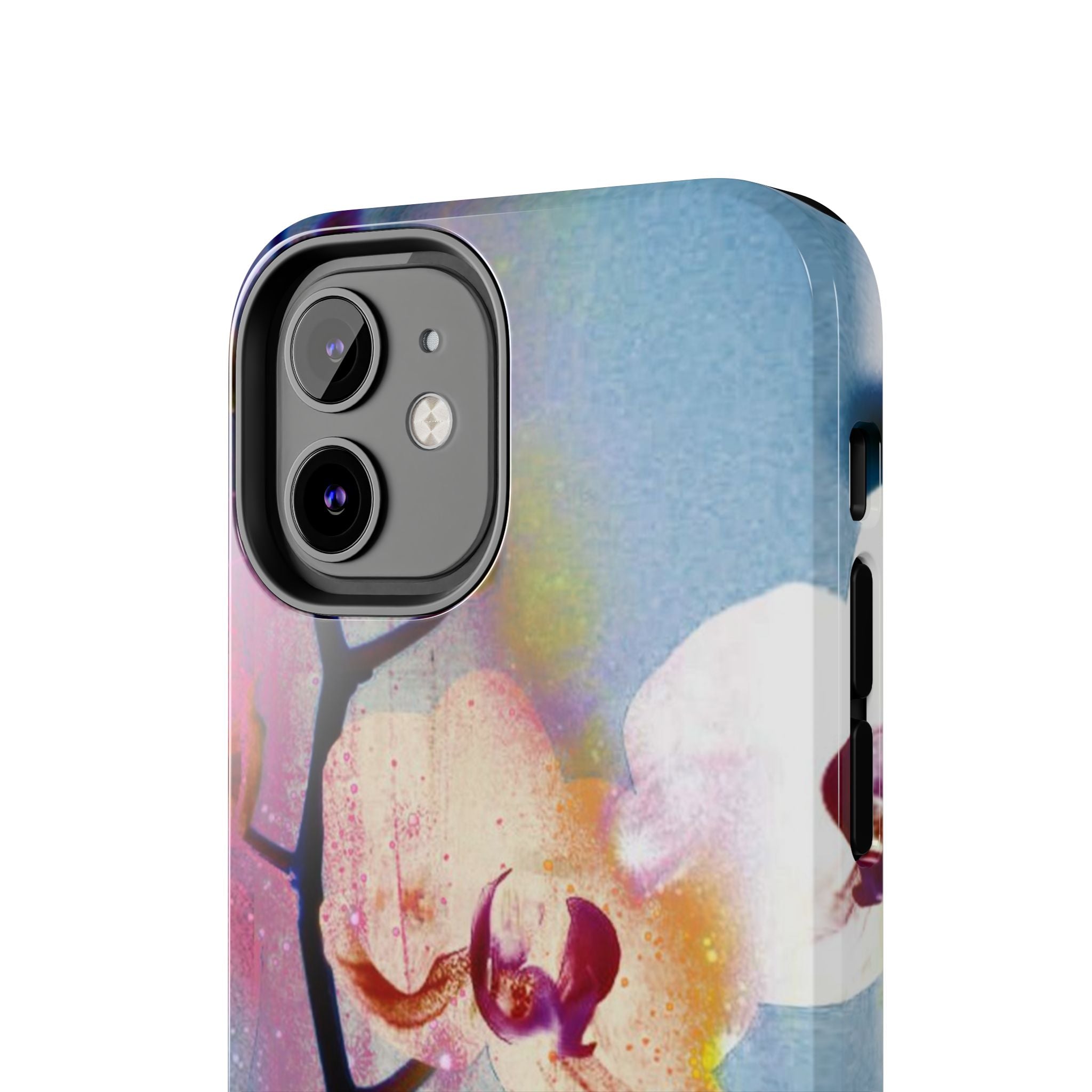 Orchid Tough Phone Case — Pastel Floral Protective Cover for iPhone & Android