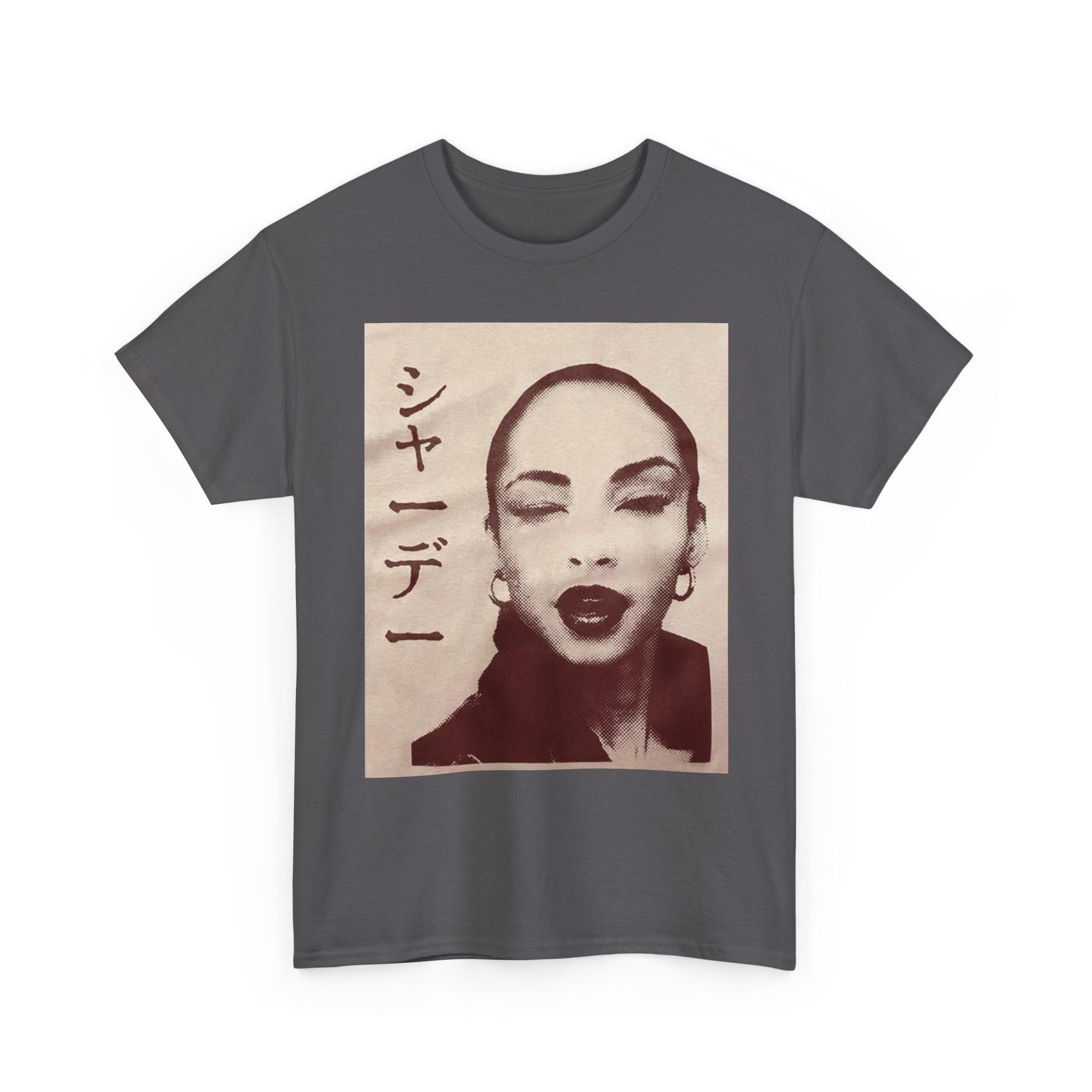Sade Portrait Tee — Vintage Portrait T-Shirt with Japanese Text