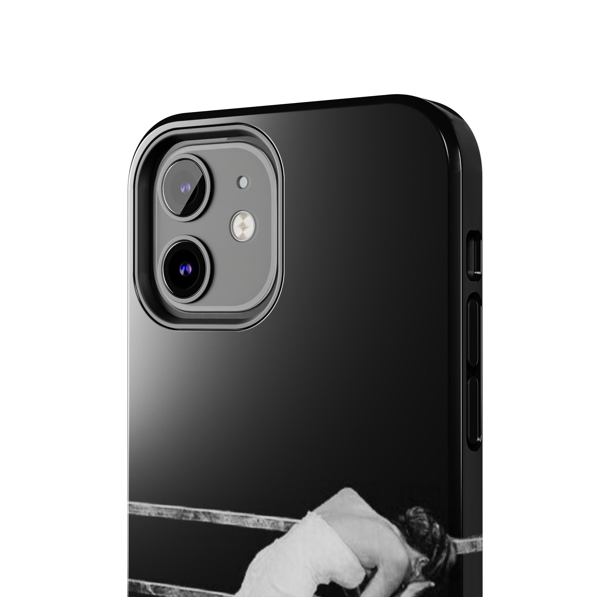 Vintage Ballerina Tough Phone Case — Black & White Dance Photo Protective Cover