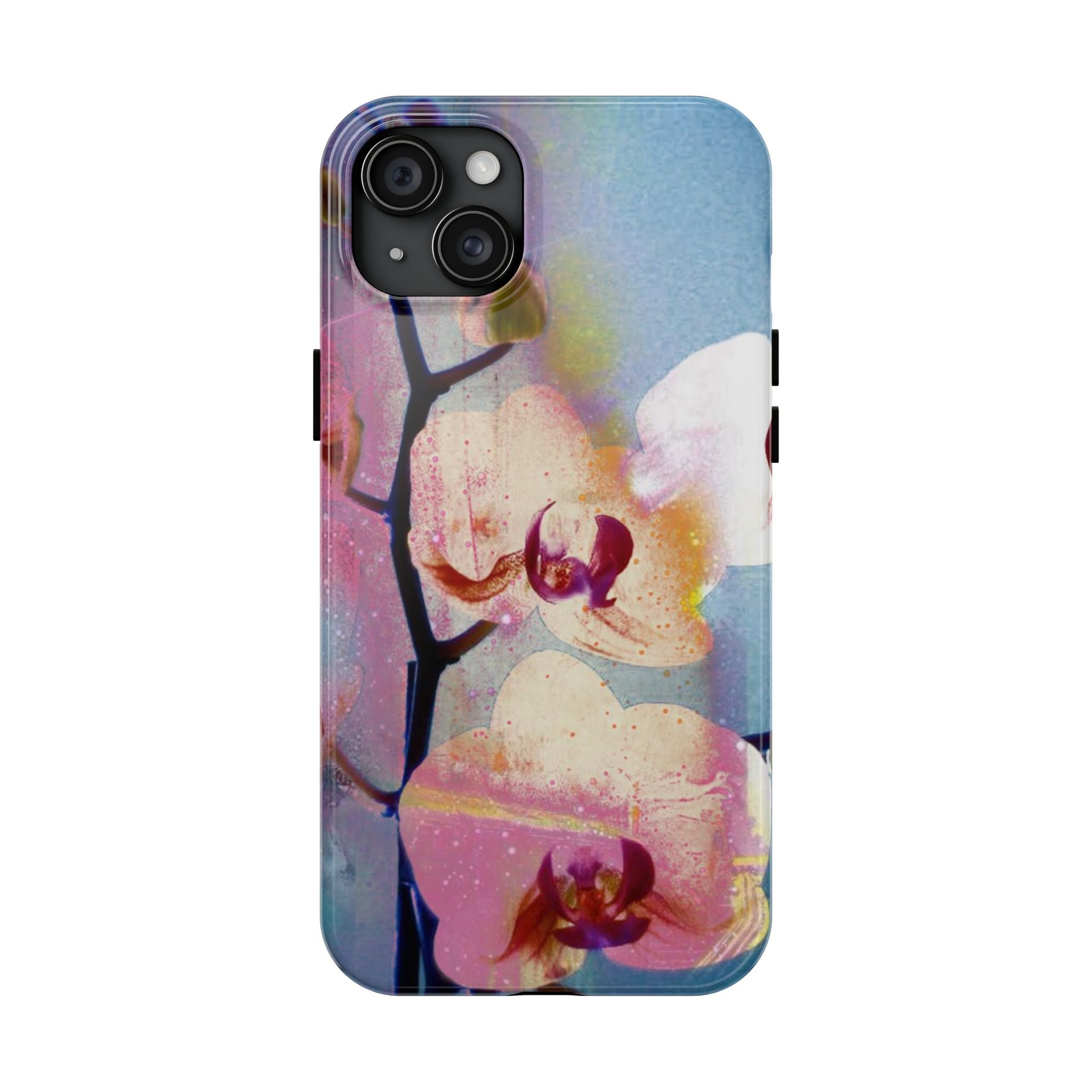Orchid Tough Phone Case — Pastel Floral Protective Cover for iPhone & Android