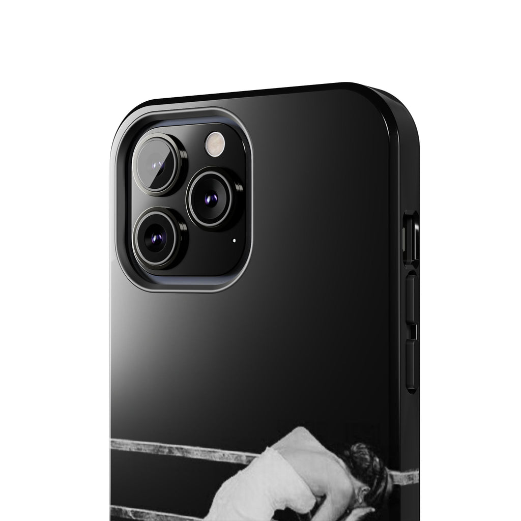 Vintage Ballerina Tough Phone Case — Black & White Dance Photo Protective Cover