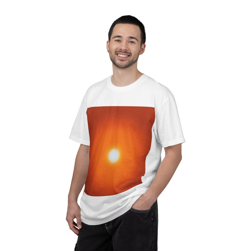 Sunburst Photo T-Shirt — Orange Sunset Graphic Tee