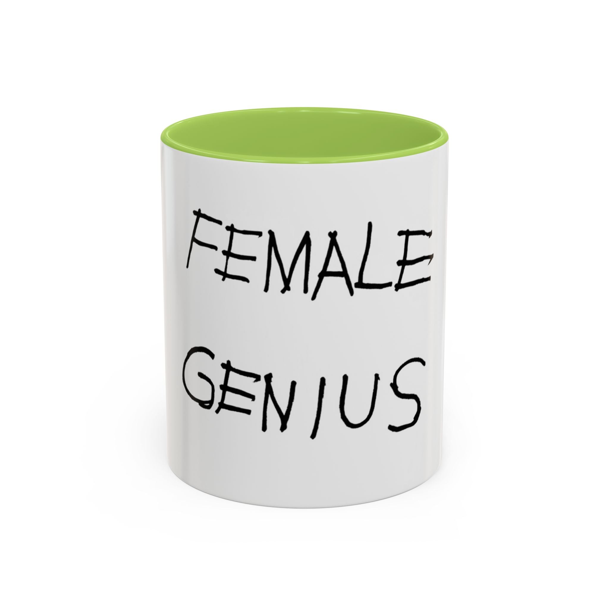 Female Genius Accent Coffee Mug